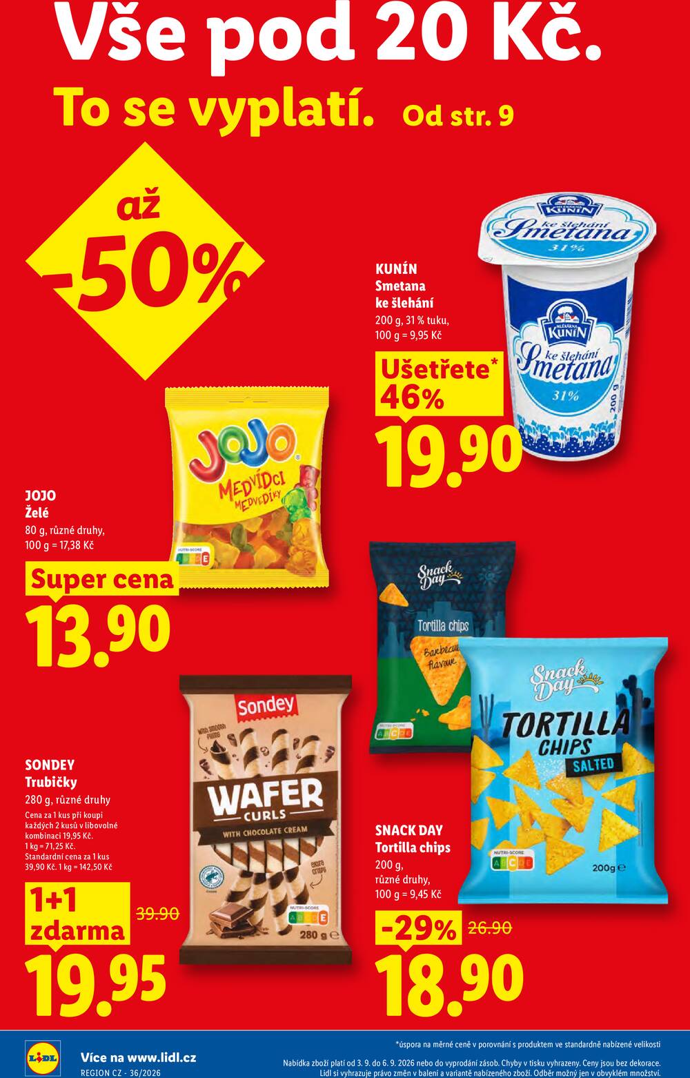 Lidl Čtvrtek od 3.9. do 6.9.2026