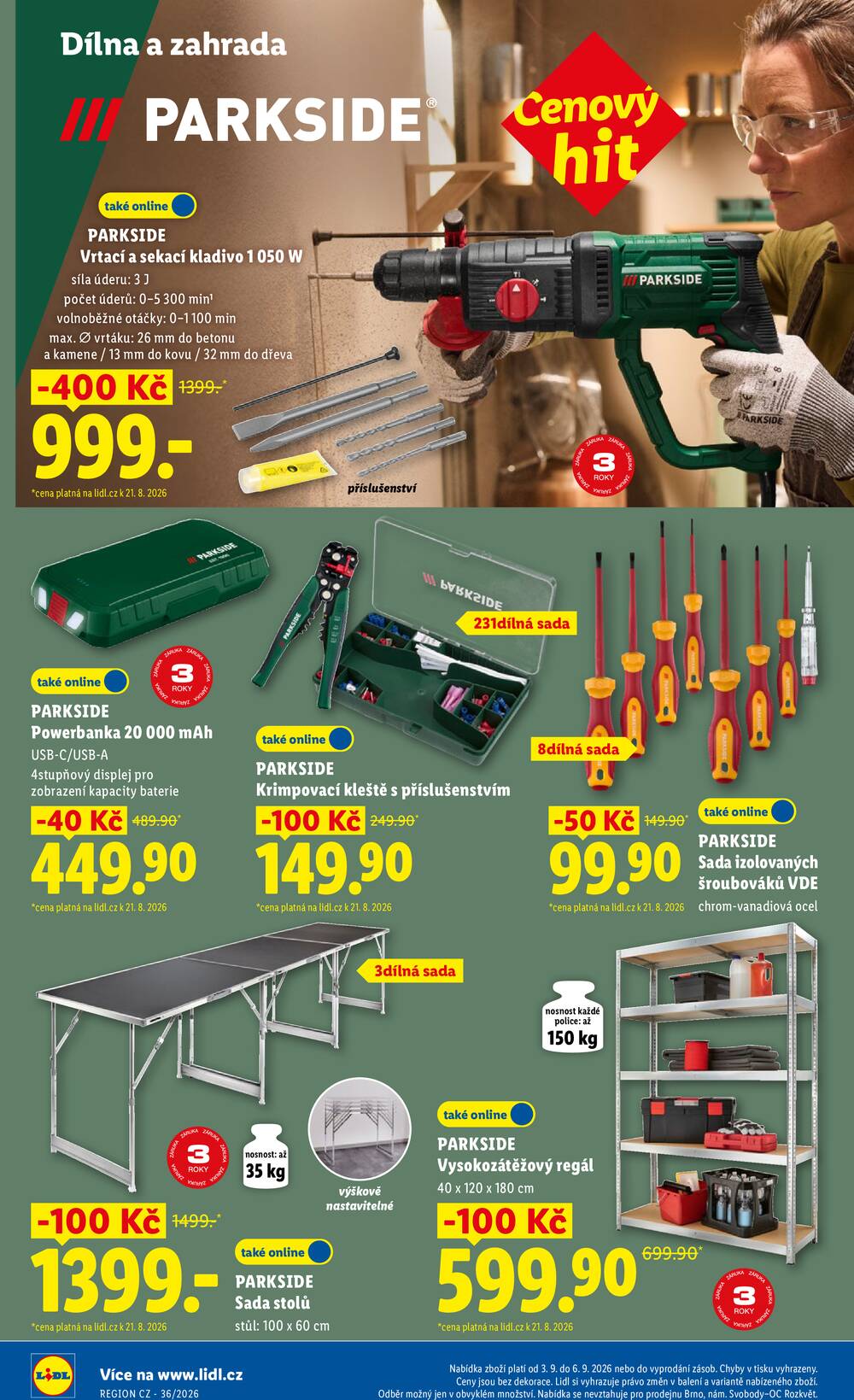 Lidl Čtvrtek od 3.9. do 6.9.2026
