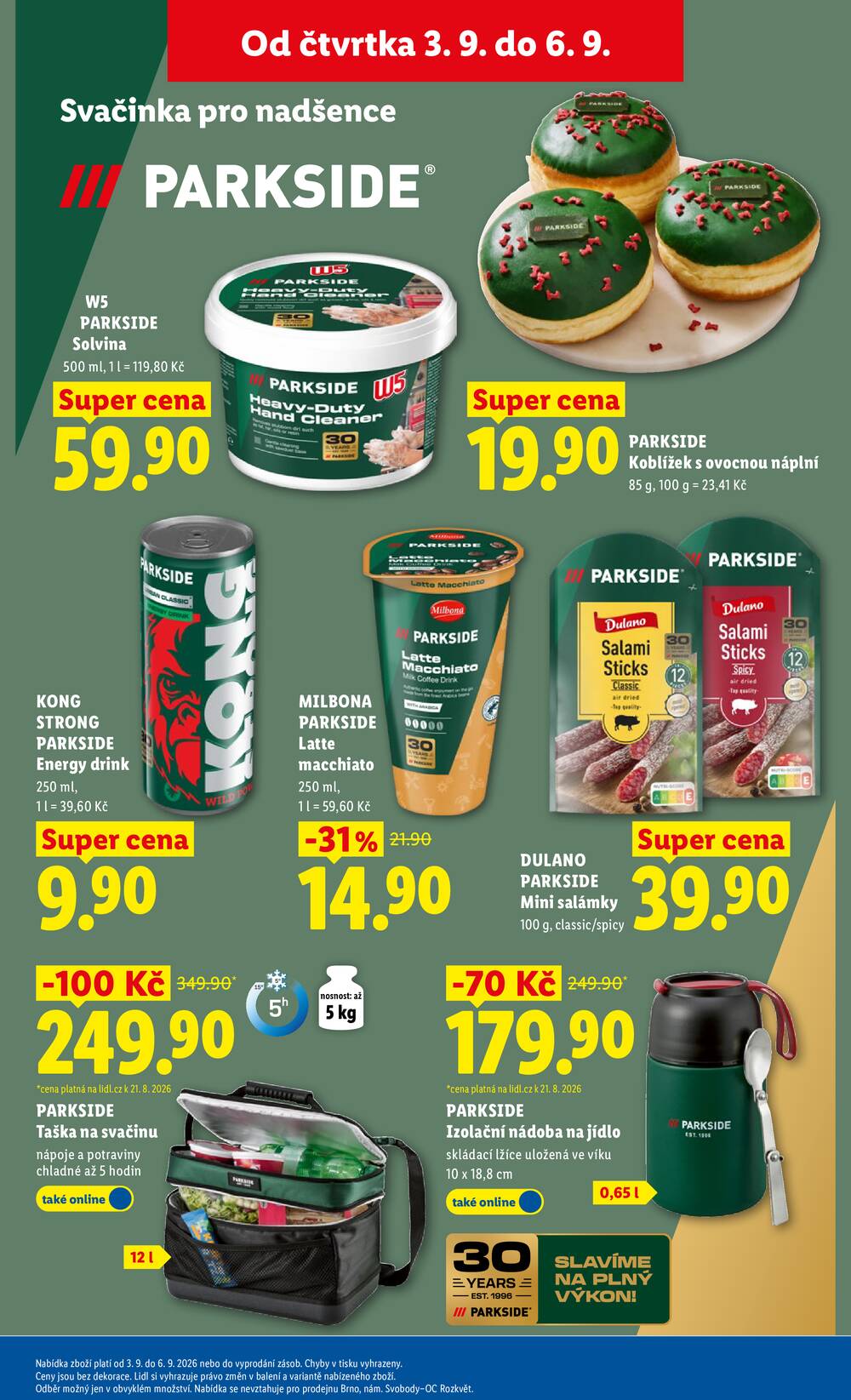 Lidl Čtvrtek od 3.9. do 6.9.2026
