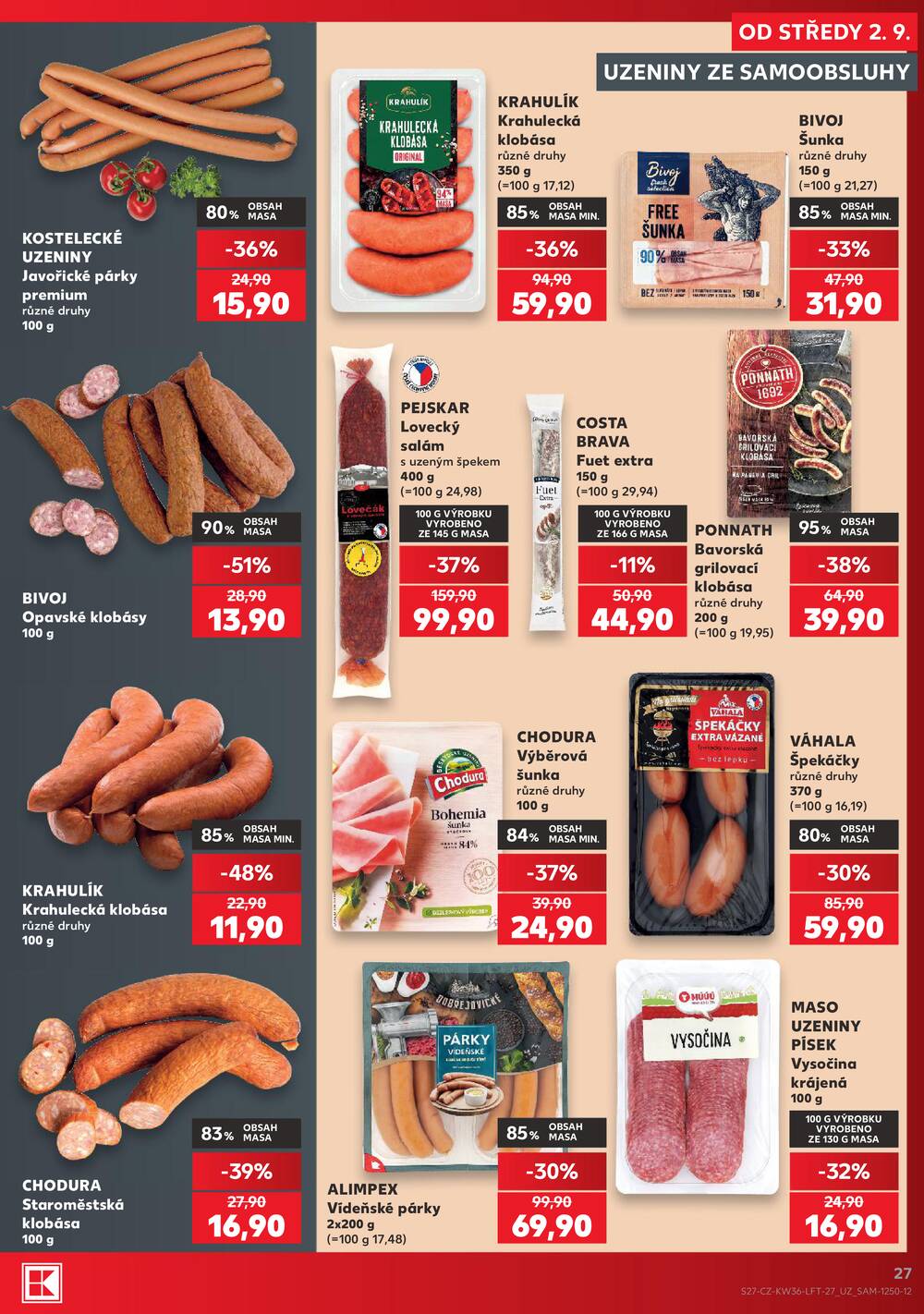 Kaufland 2.9. - 8.9. - Kaufland - Plzeň - Košutka