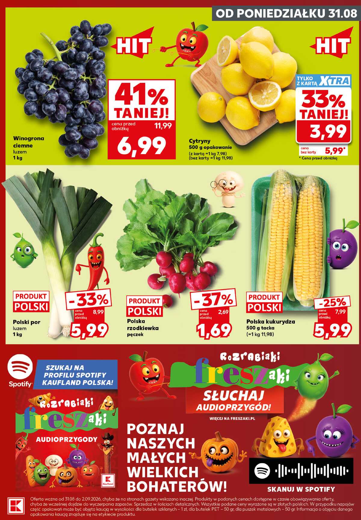 Leták Kaufland Polsko 31.8.-2.9.2026 - Silný start strana 3