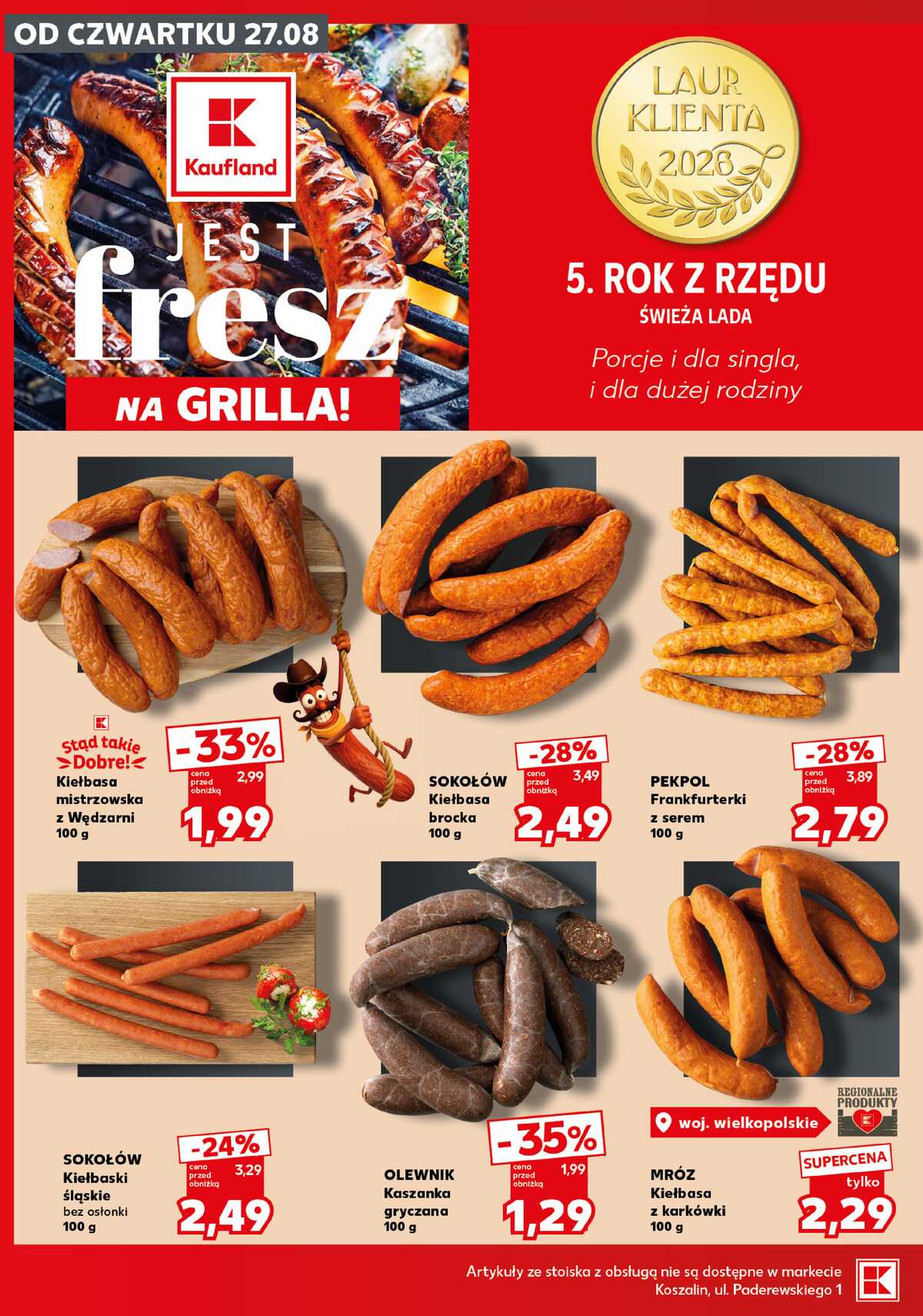 Leták Kaufland Polsko 31.8.-2.9.2026 - Silný start strana 18
