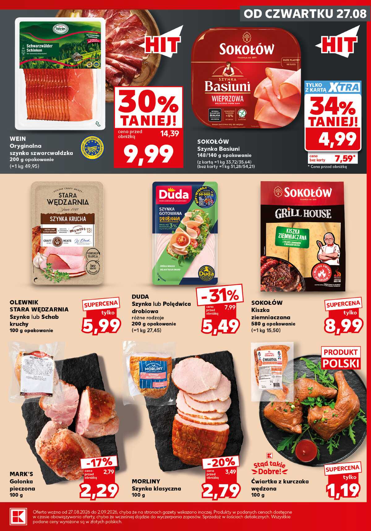 Leták Kaufland Polsko 31.8.-2.9.2026 - Silný start strana 23