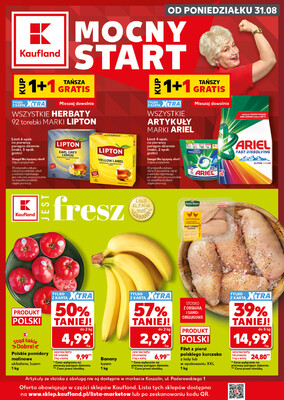 Leták Kaufland Polsko 31.8.-2.9.2026 - Silný start
