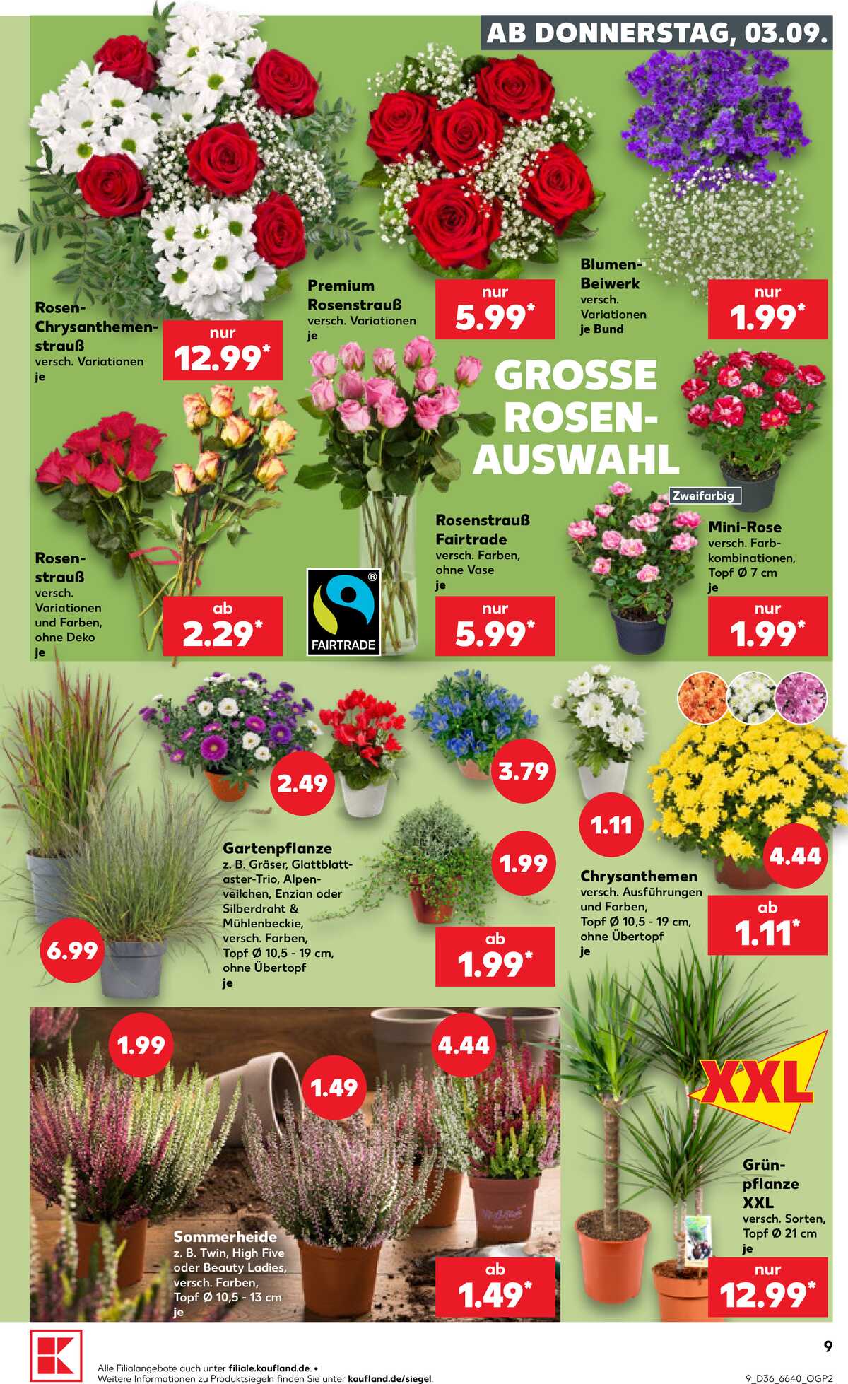 Leták Kaufland Německo 3.9.-9.9.2026 strana 9