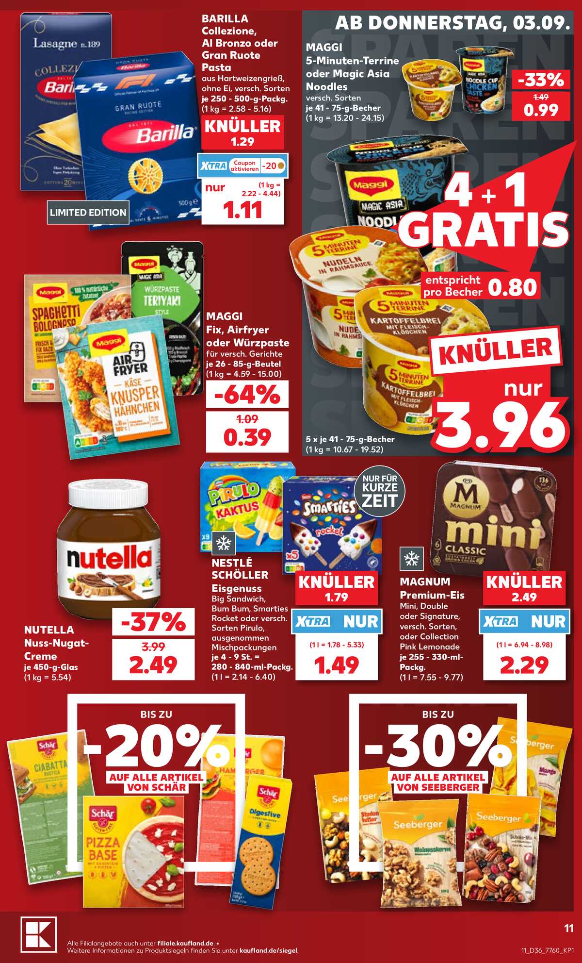 Leták Kaufland Německo 3.9.-9.9.2026 strana 11