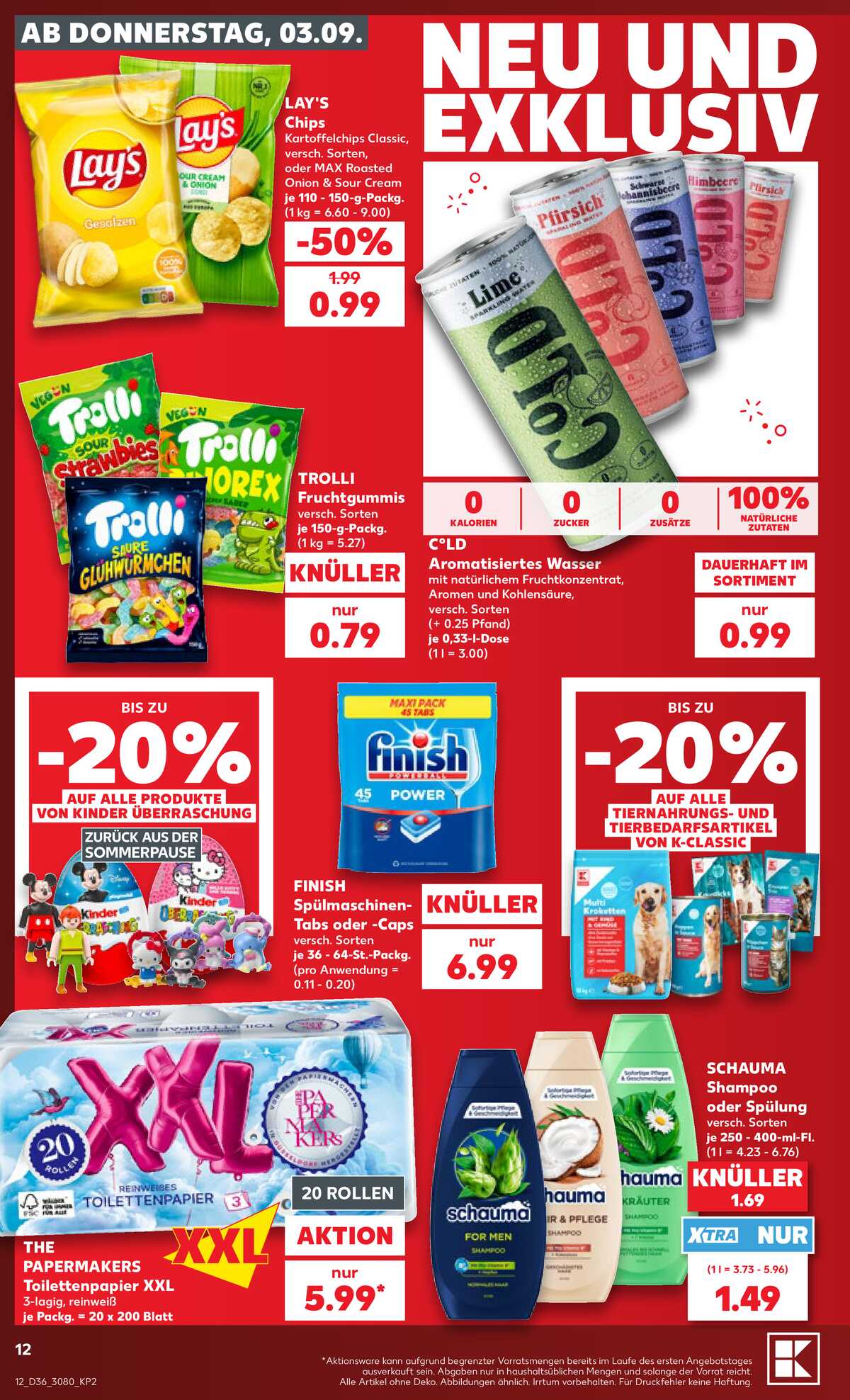 Leták Kaufland Německo 3.9.-9.9.2026 strana 12