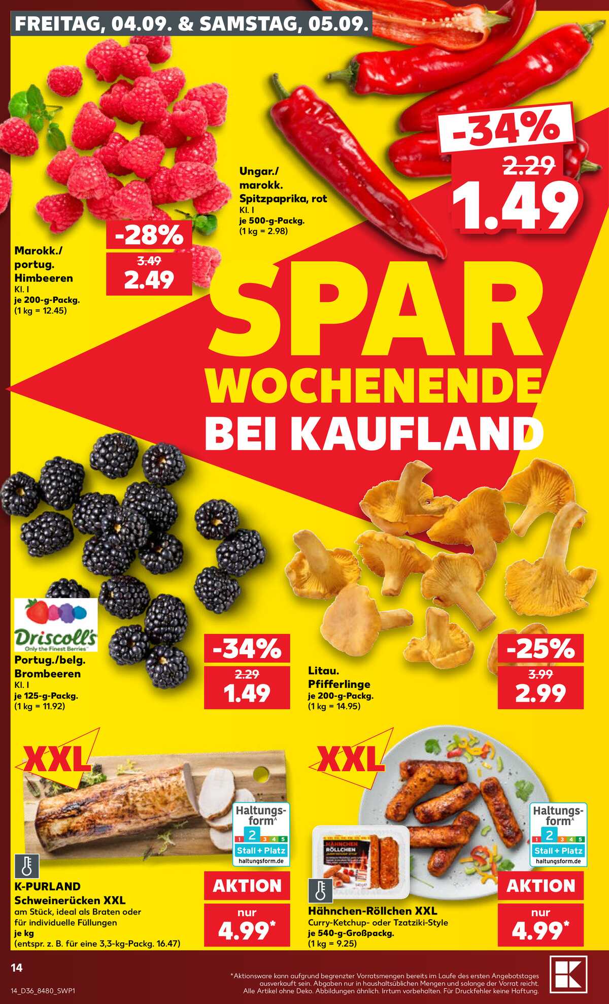 Leták Kaufland Německo 3.9.-9.9.2026 strana 14