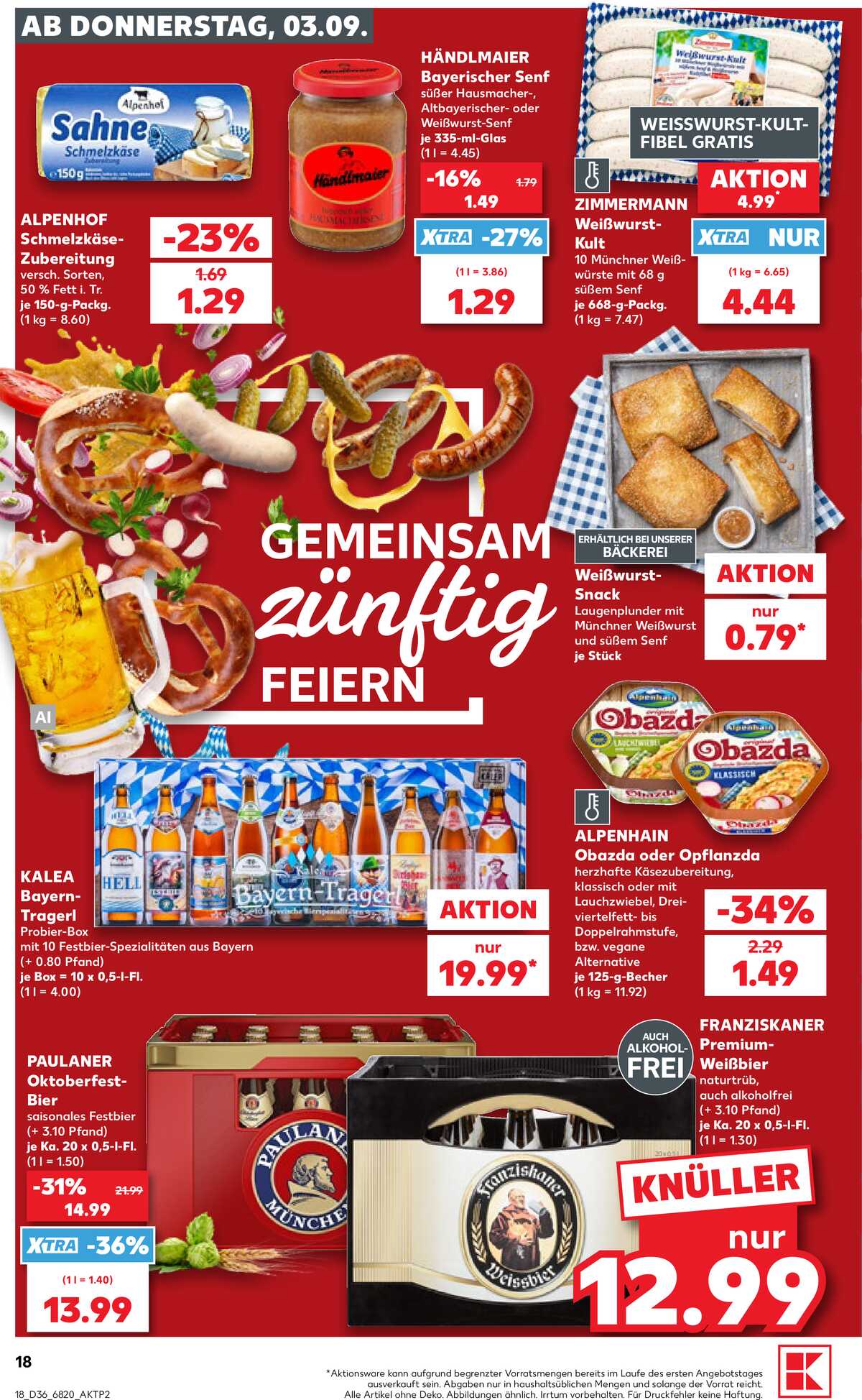 Leták Kaufland Německo 3.9.-9.9.2026 strana 18