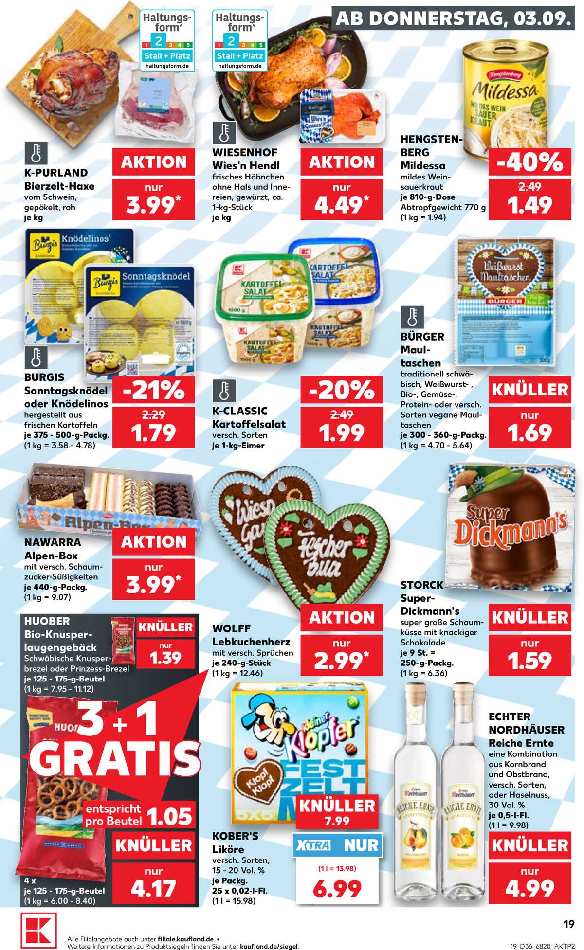 Leták Kaufland Německo 3.9.-9.9.2026 strana 19