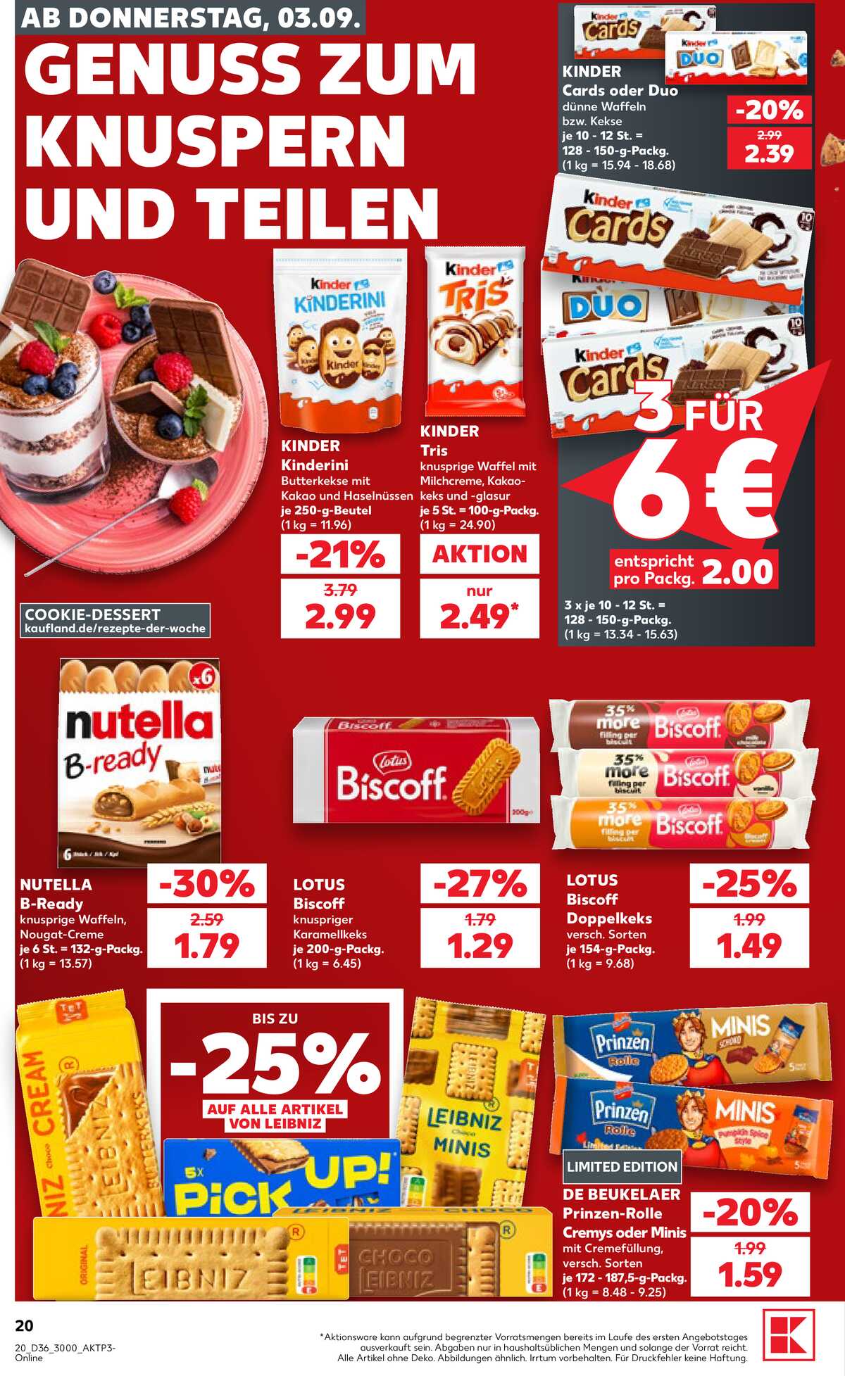 Leták Kaufland Německo 3.9.-9.9.2026 strana 20