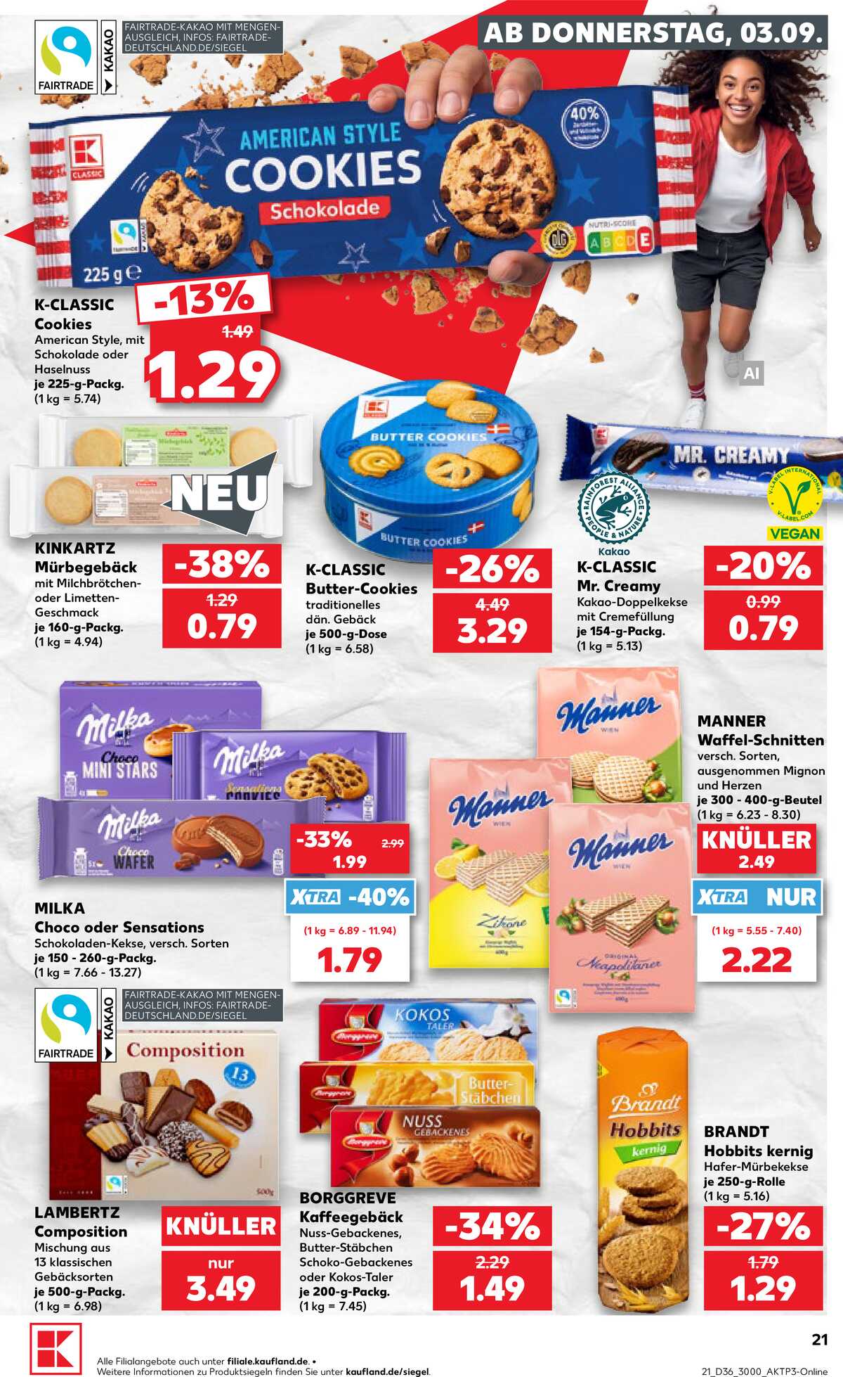 Leták Kaufland Německo 3.9.-9.9.2026 strana 21
