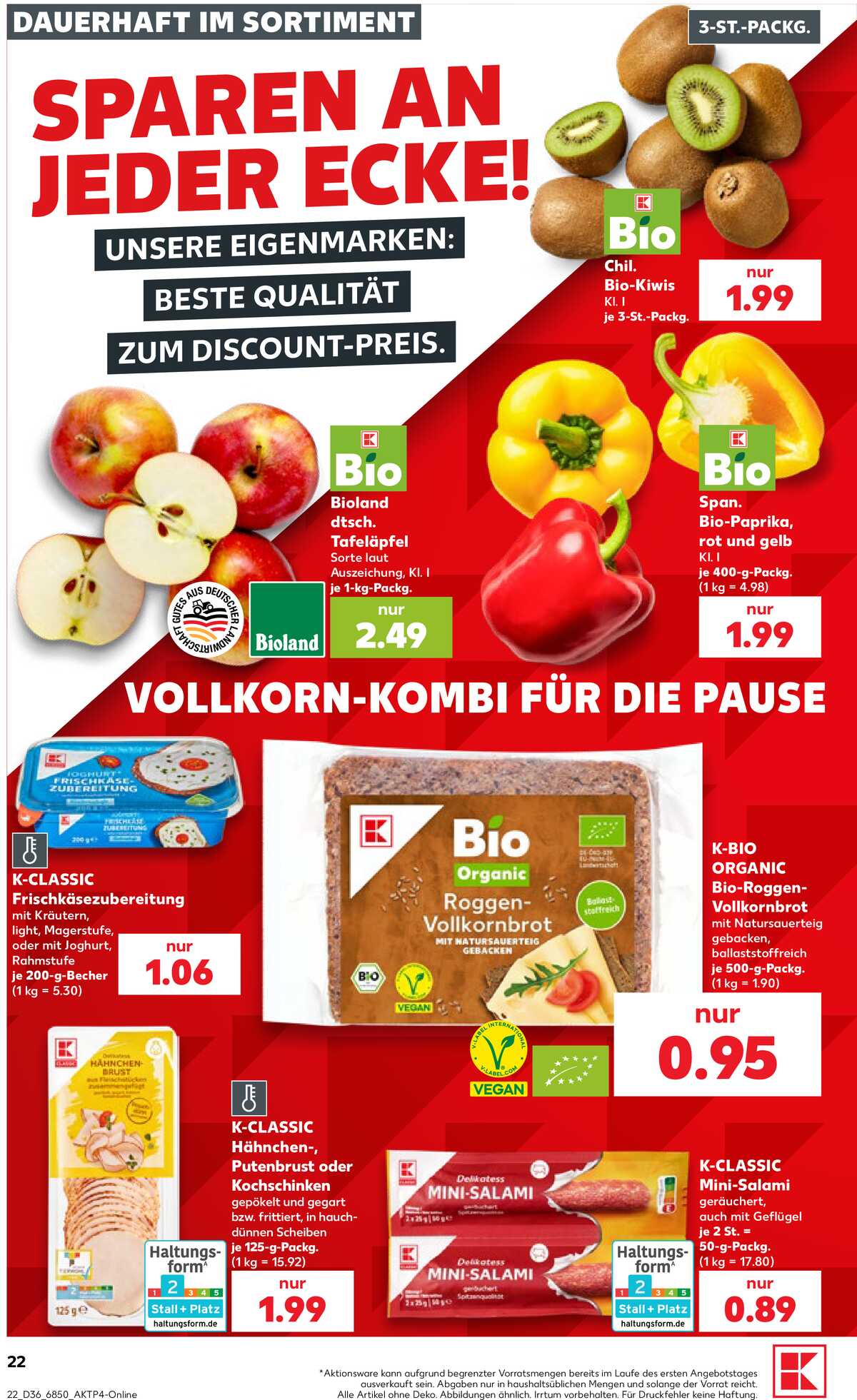 Leták Kaufland Německo 3.9.-9.9.2026 strana 22