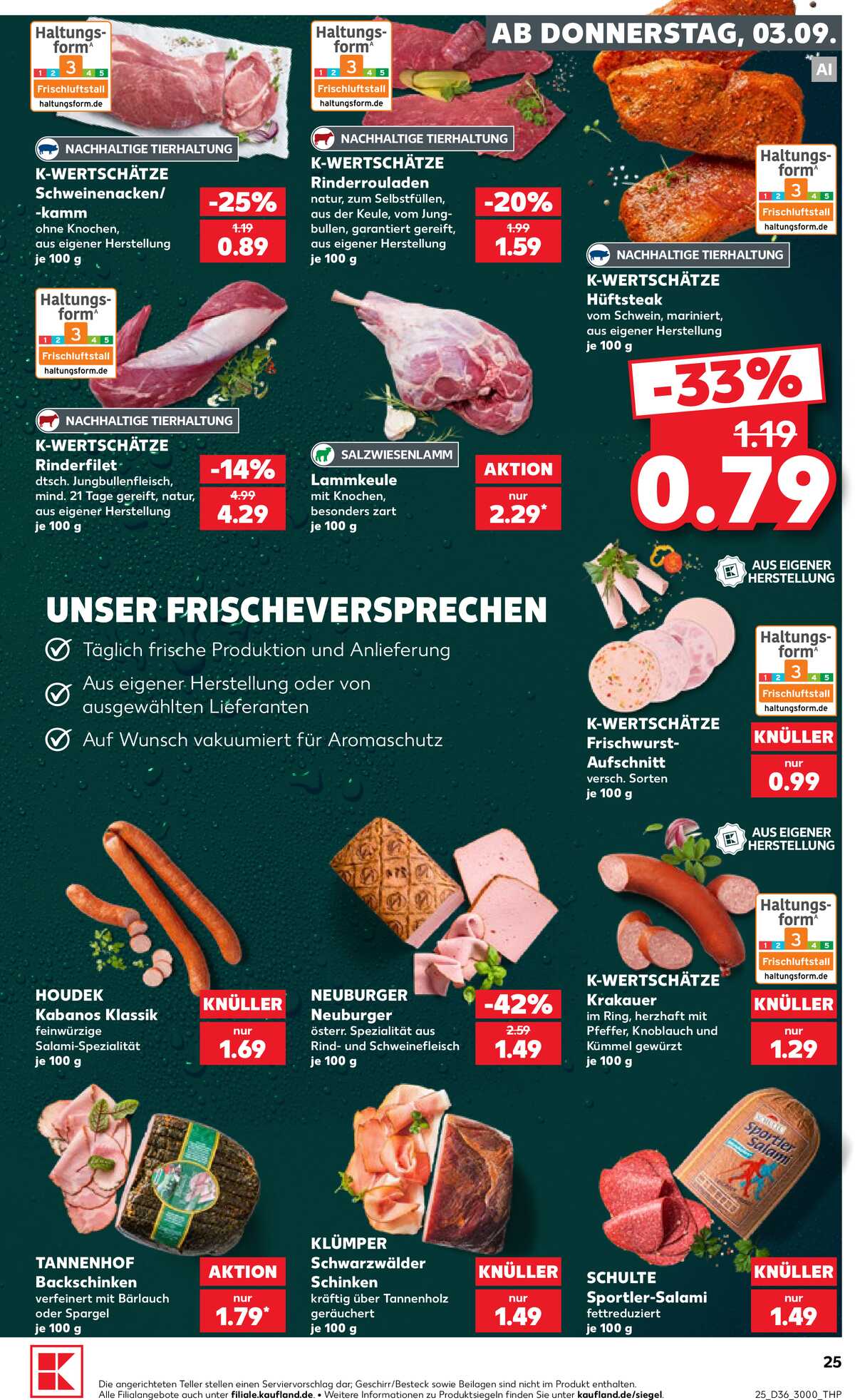 Leták Kaufland Německo 3.9.-9.9.2026 strana 25