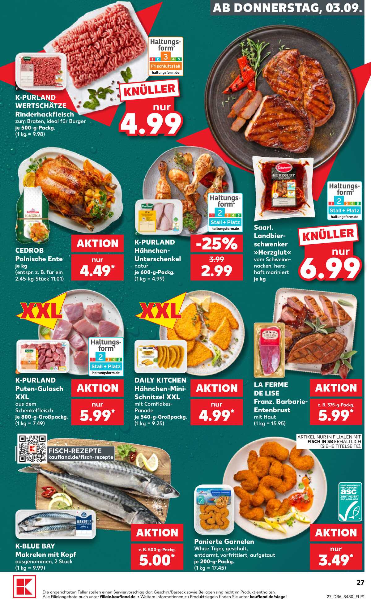 Leták Kaufland Německo 3.9.-9.9.2026 strana 27