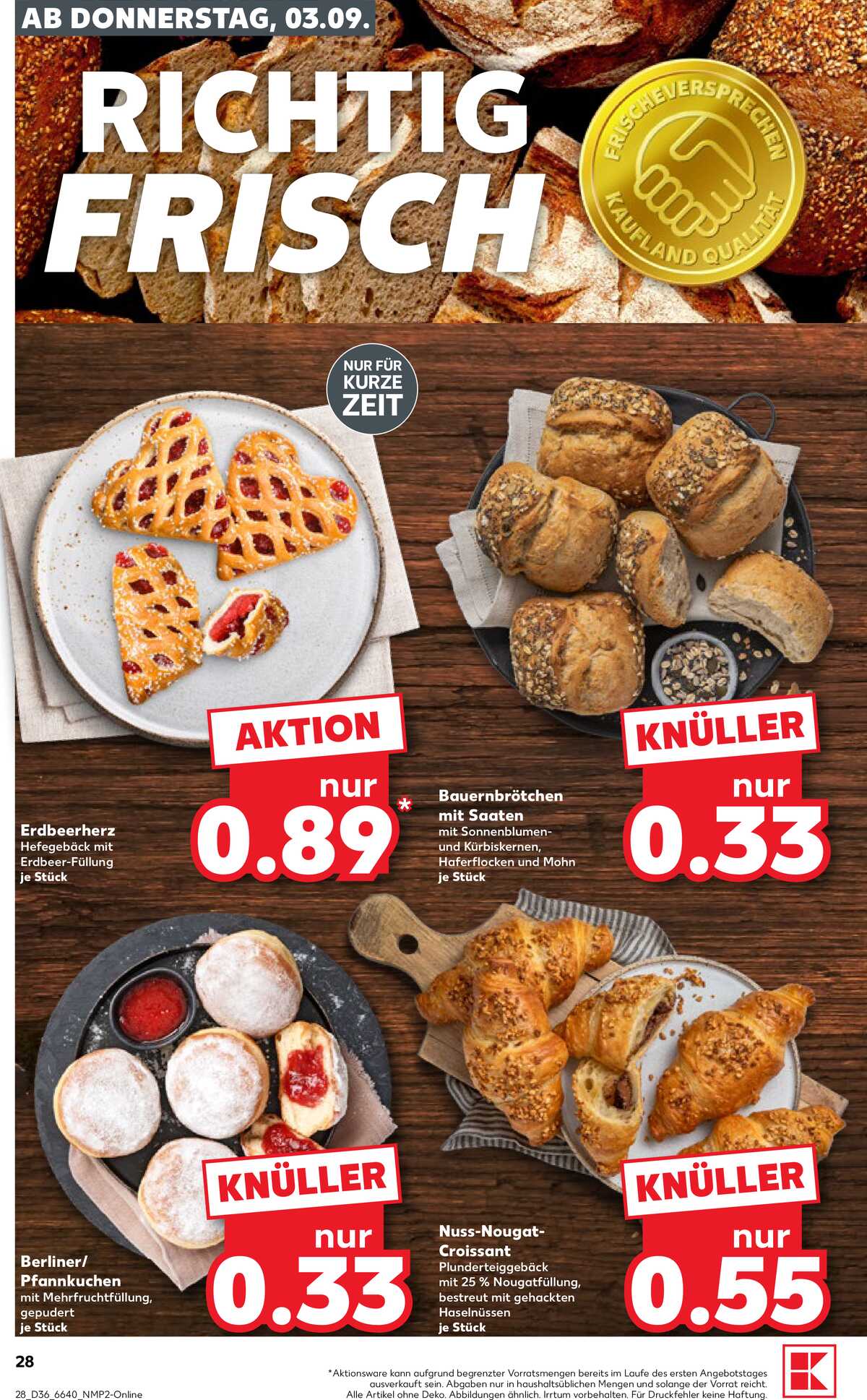 Leták Kaufland Německo 3.9.-9.9.2026 strana 28