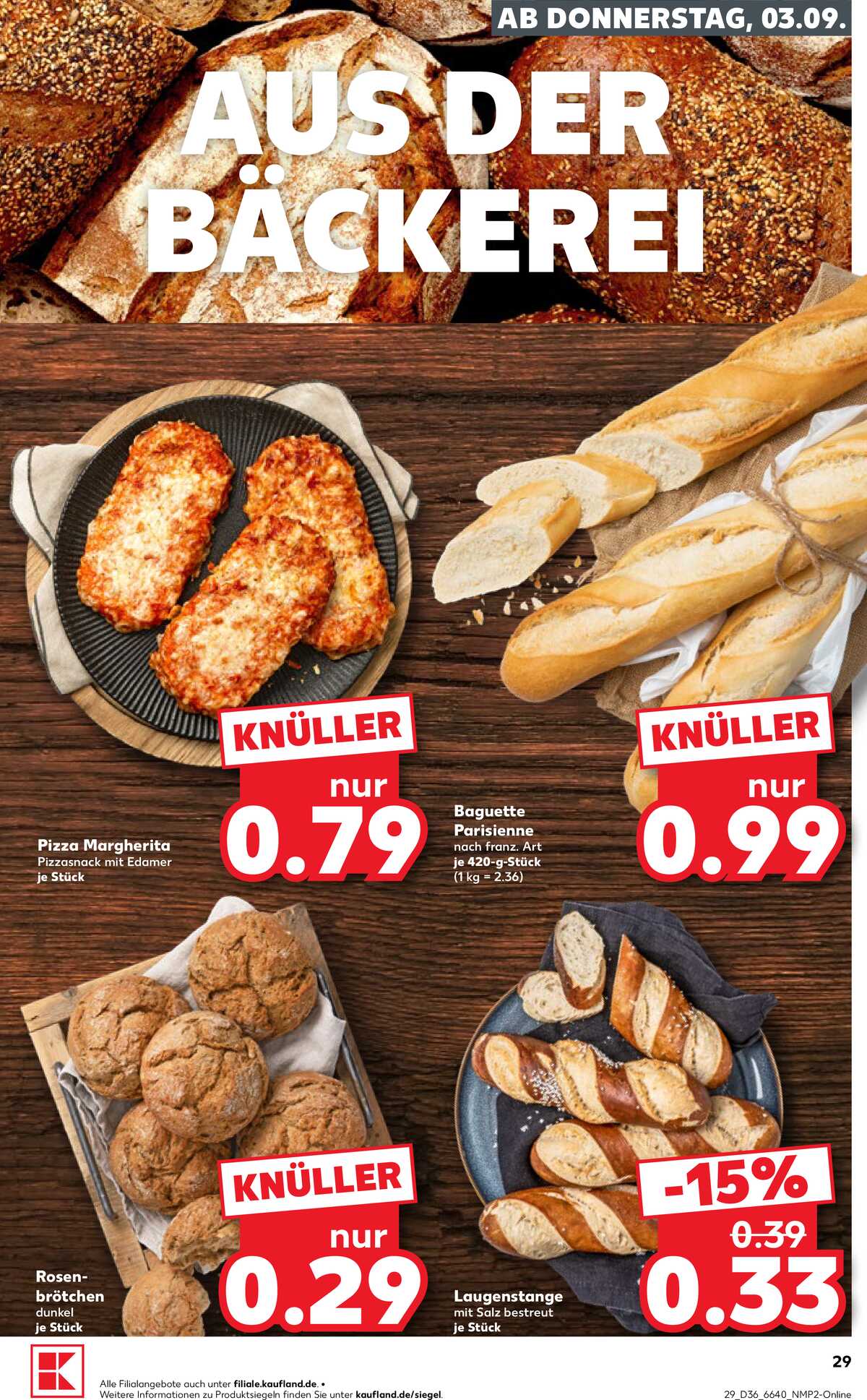 Leták Kaufland Německo 3.9.-9.9.2026 strana 29