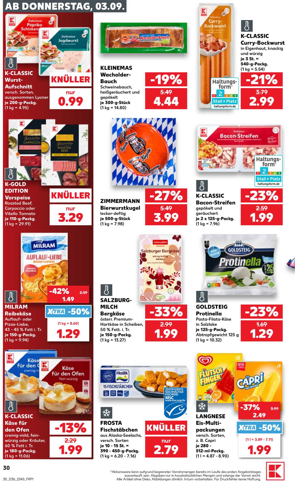 Leták Kaufland Německo 3.9.-9.9.2026 strana 30