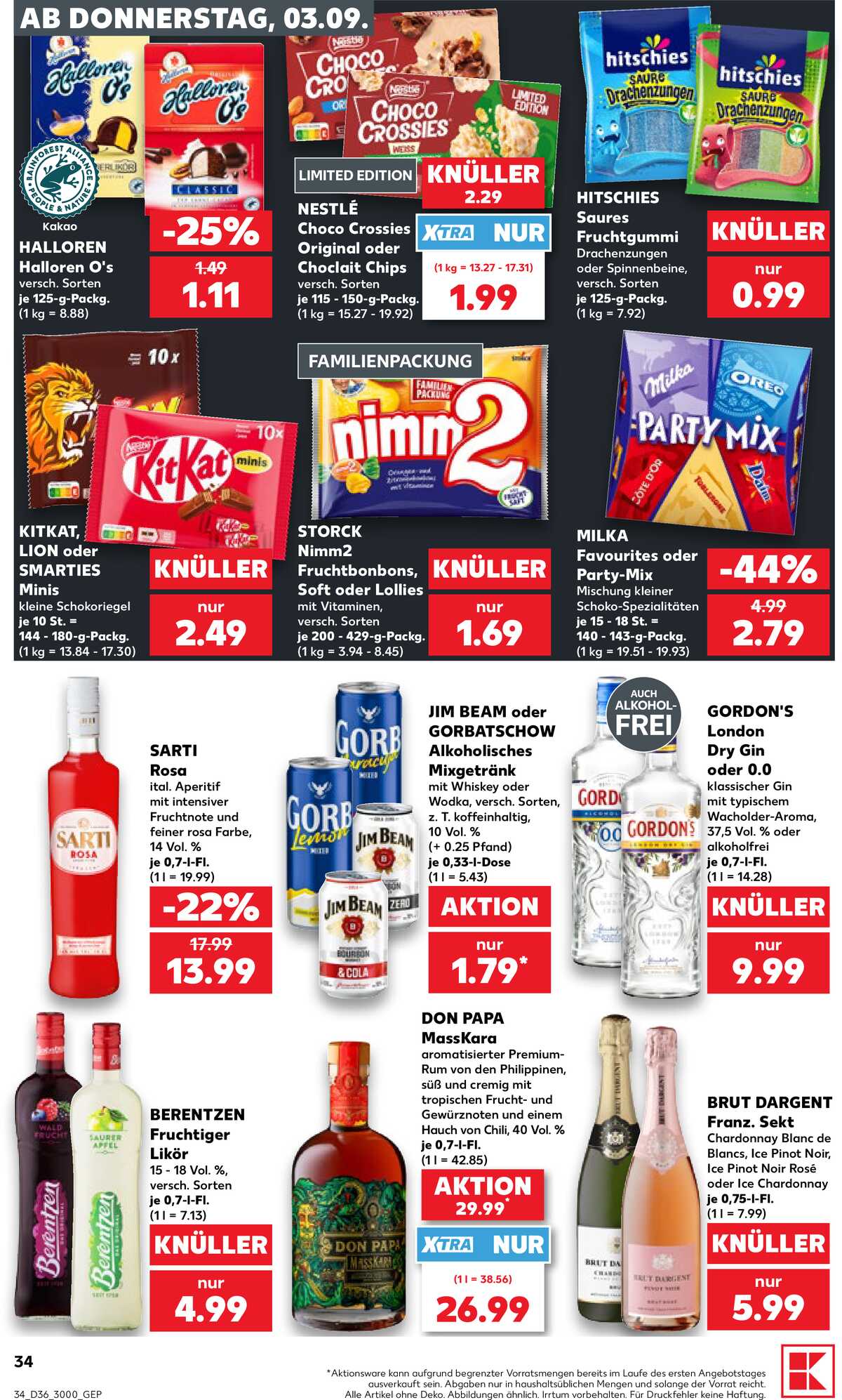 Leták Kaufland Německo 3.9.-9.9.2026 strana 34