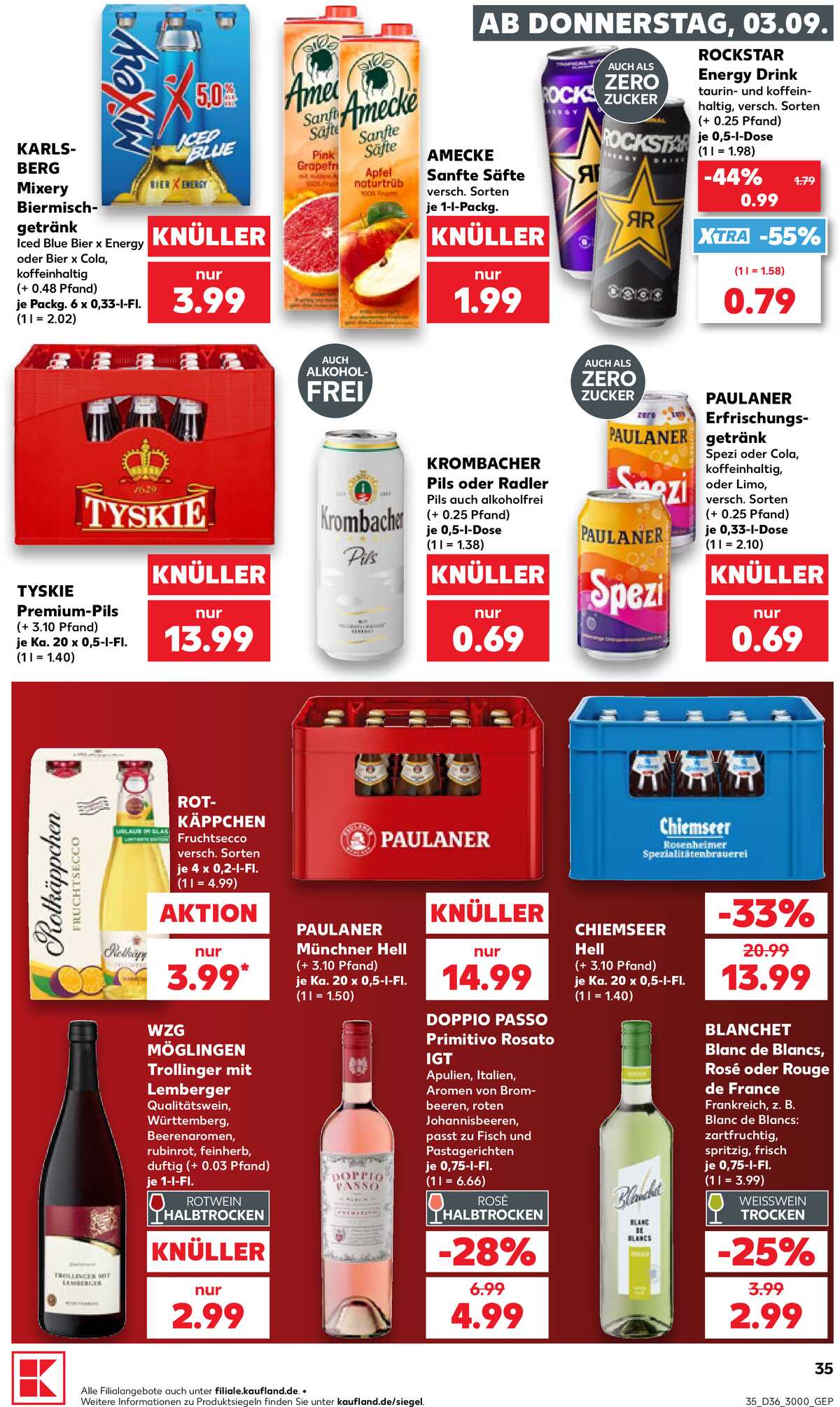 Leták Kaufland Německo 3.9.-9.9.2026 strana 35