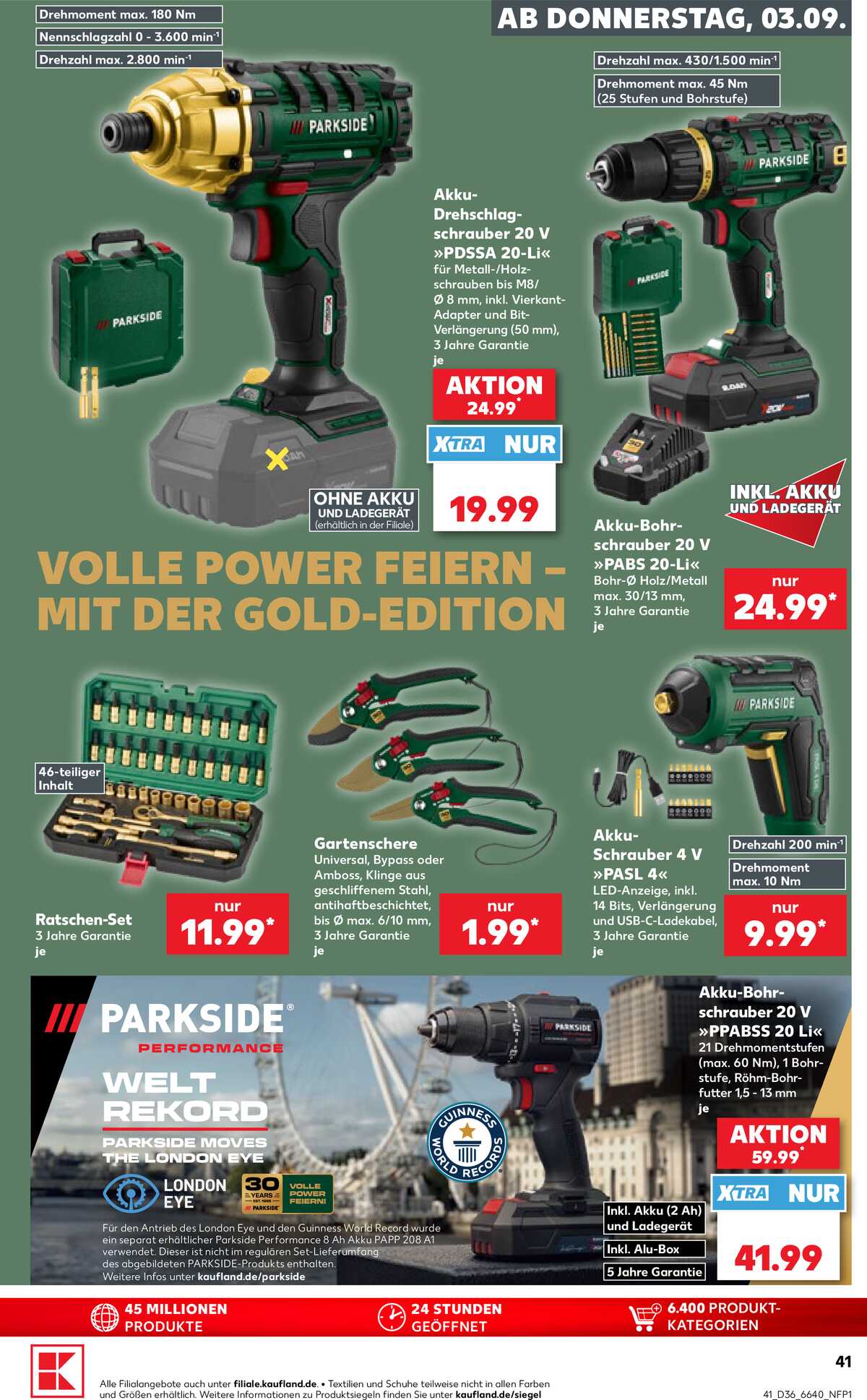 Leták Kaufland Německo 3.9.-9.9.2026 strana 41