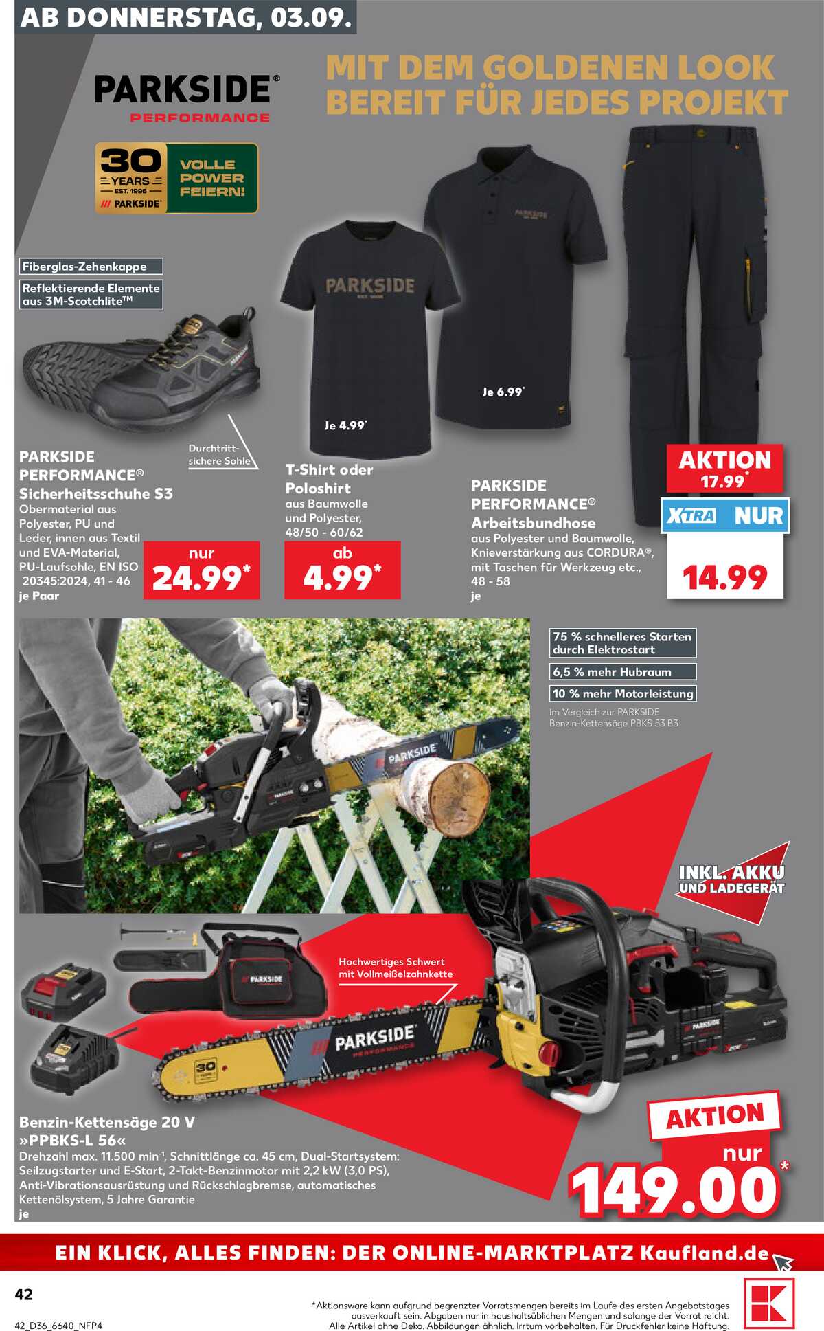 Leták Kaufland Německo 3.9.-9.9.2026 strana 42