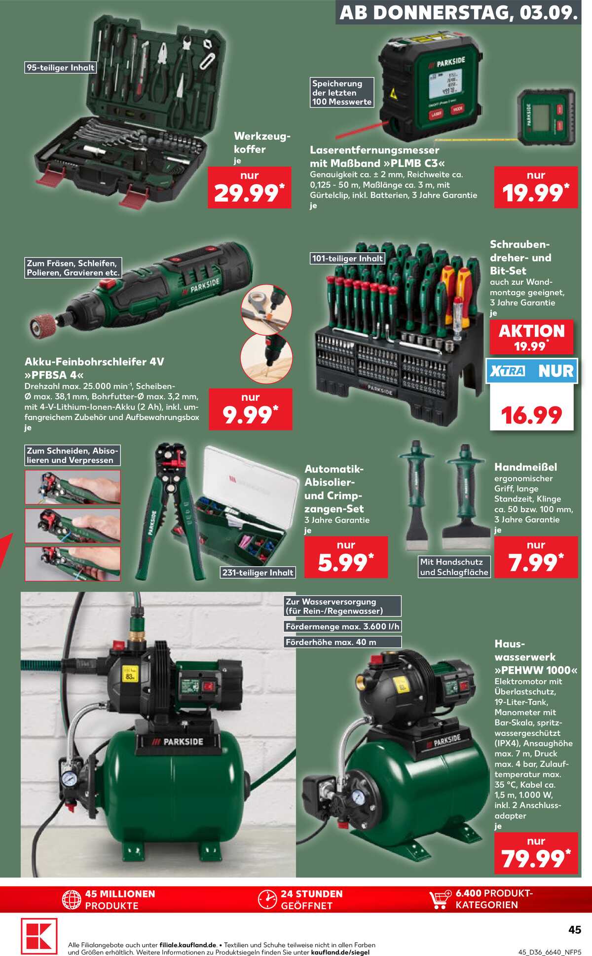 Leták Kaufland Německo 3.9.-9.9.2026 strana 45
