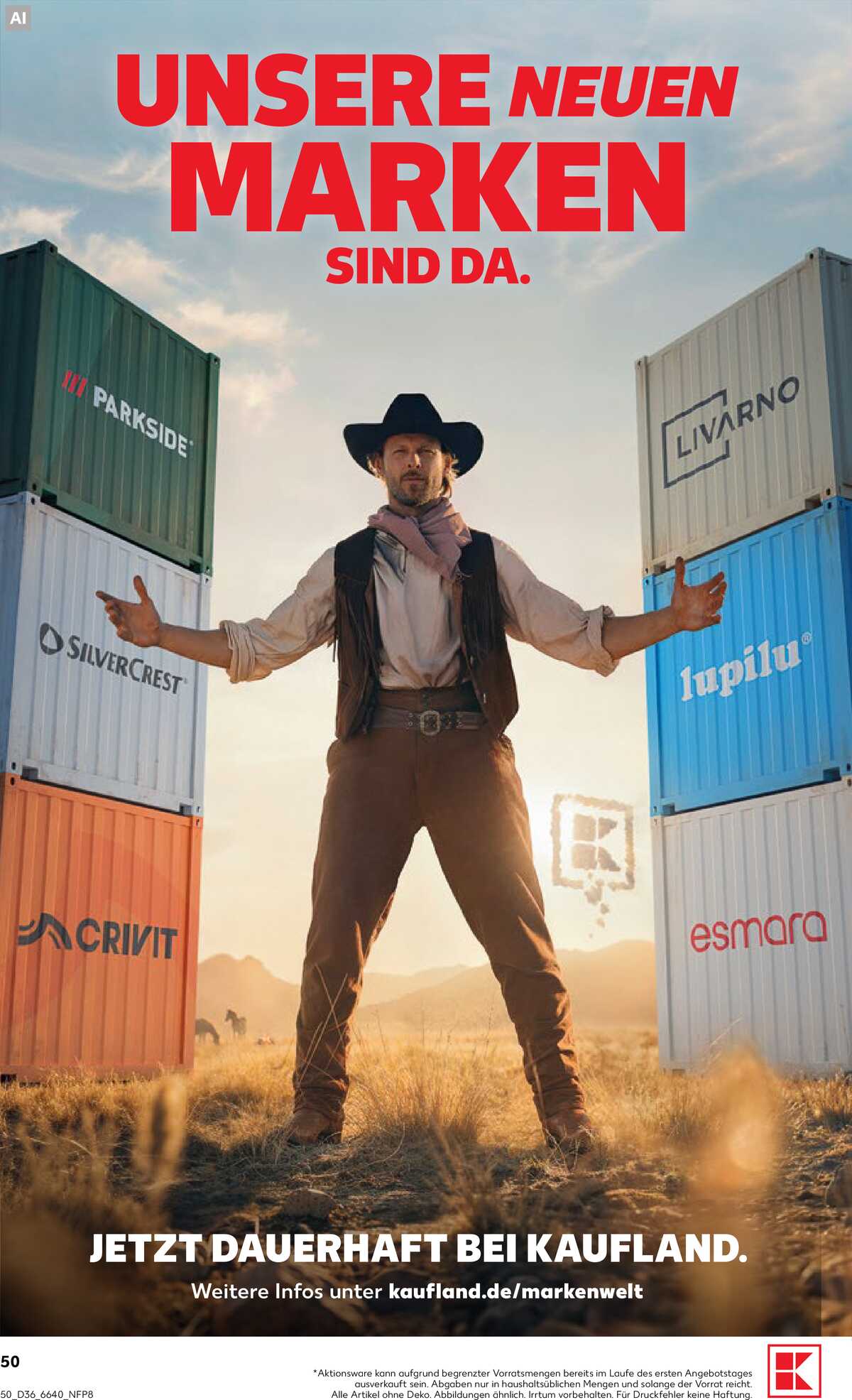 Leták Kaufland Německo 3.9.-9.9.2026 strana 50