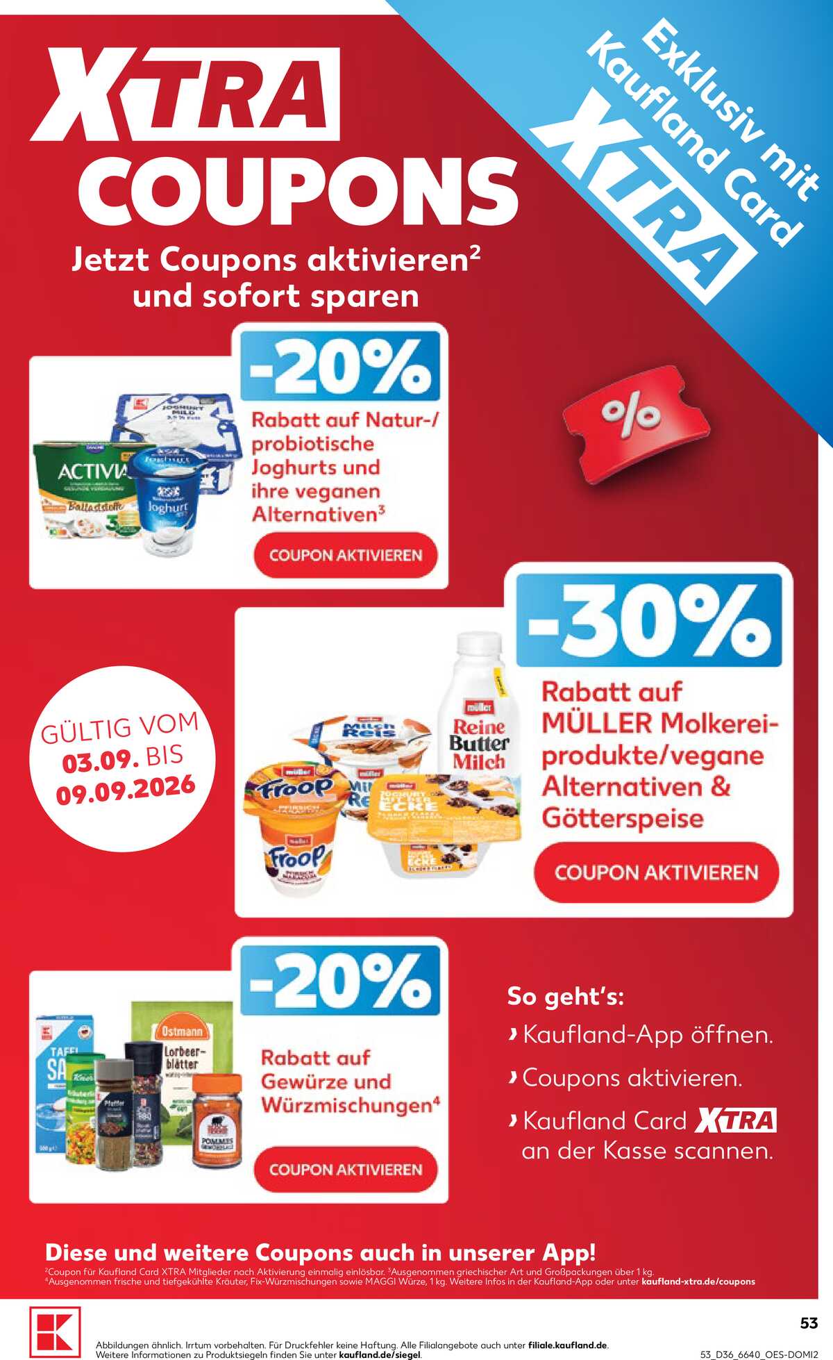 Leták Kaufland Německo 3.9.-9.9.2026 strana 53