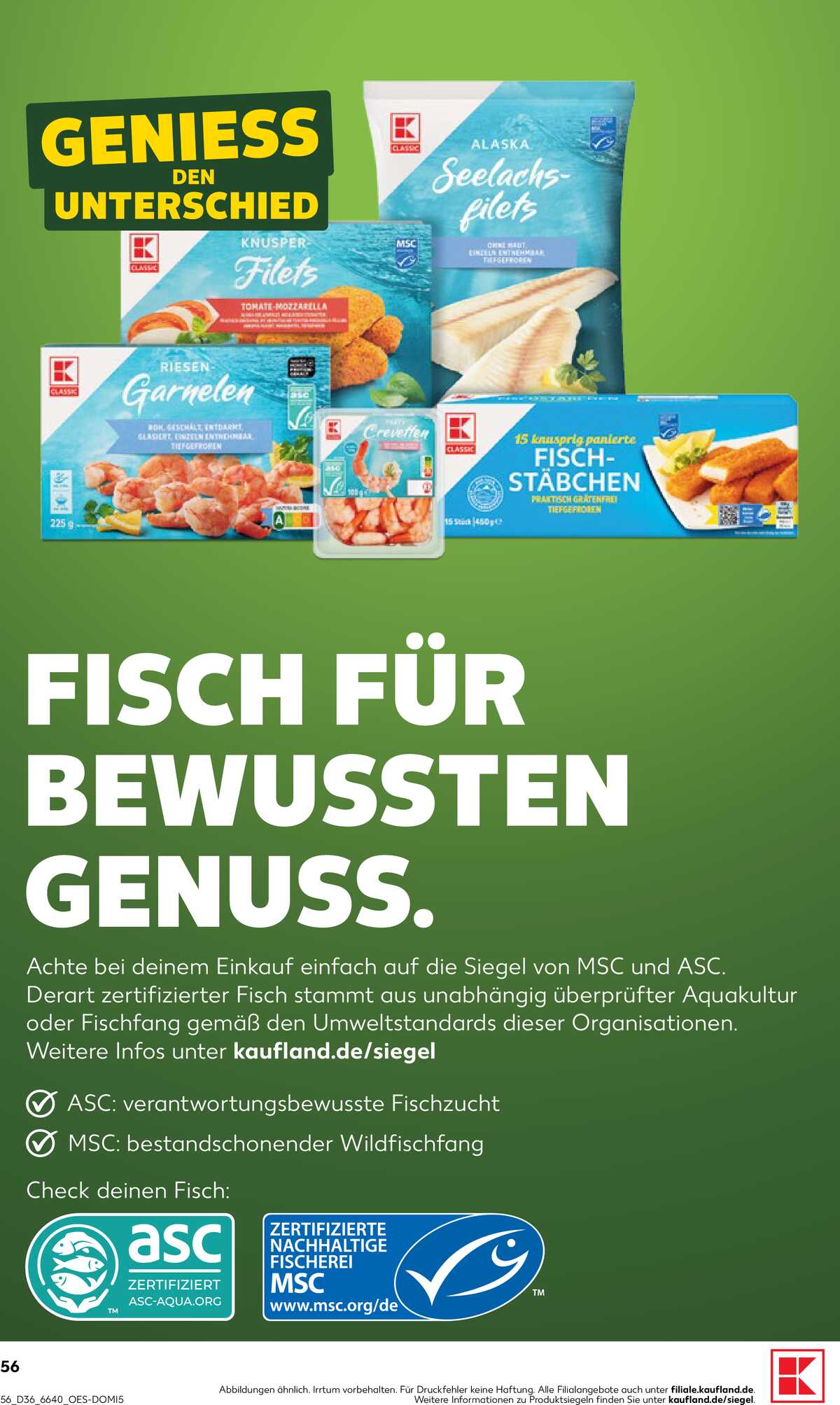 Leták Kaufland Německo 3.9.-9.9.2026 strana 56