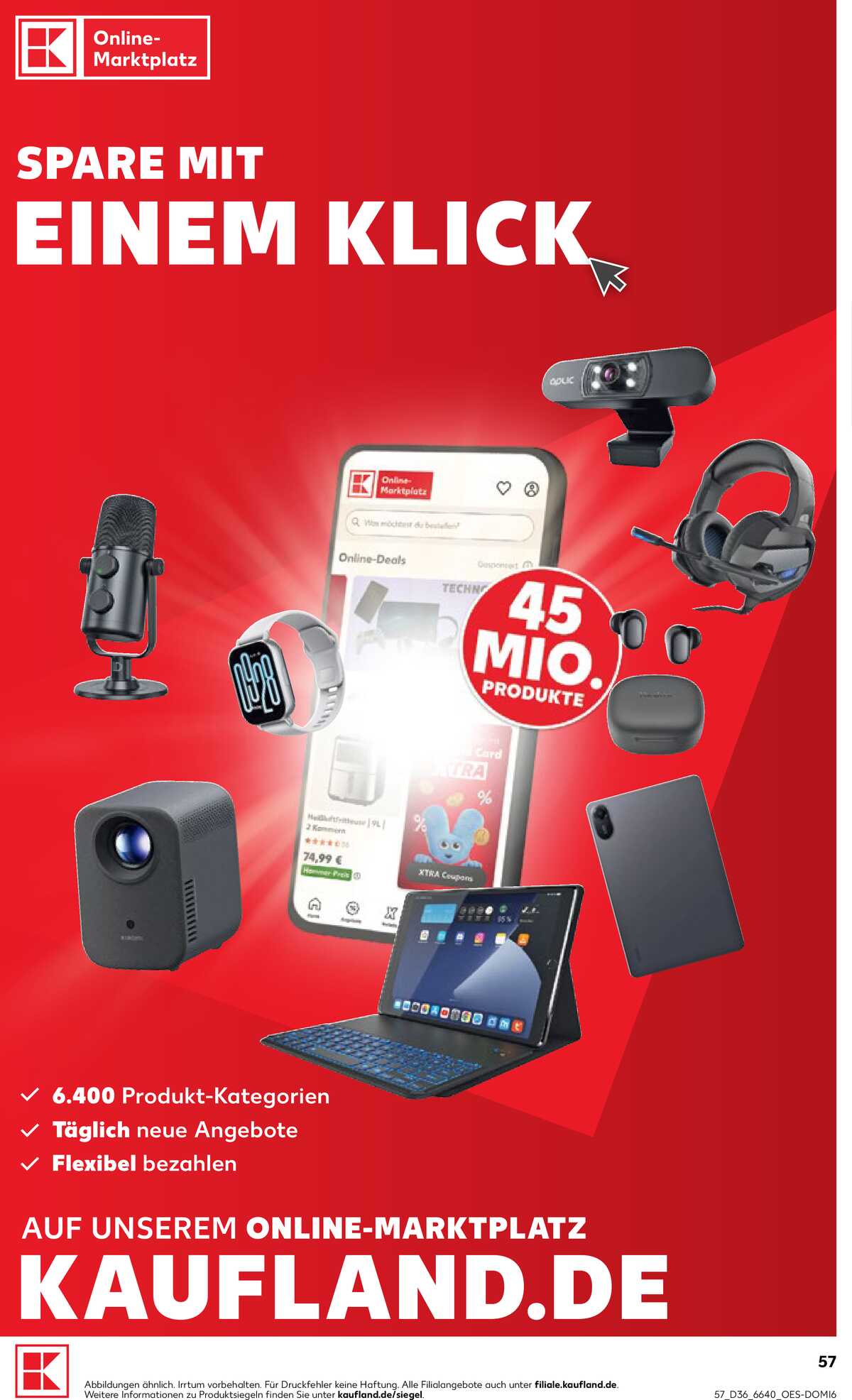 Leták Kaufland Německo 3.9.-9.9.2026 strana 57