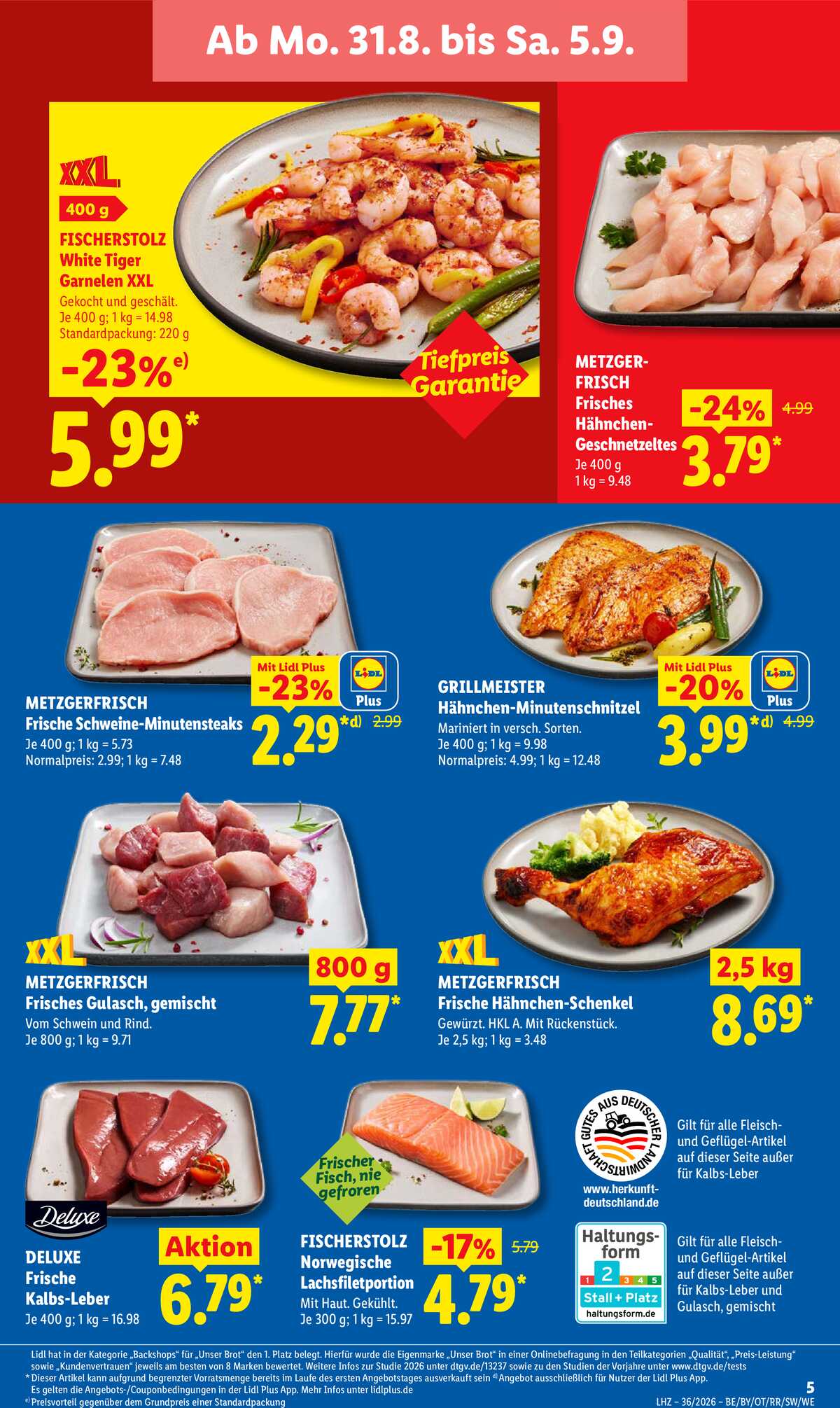 Leták Lidl Německo 31.8.-5.9.2026 strana 13