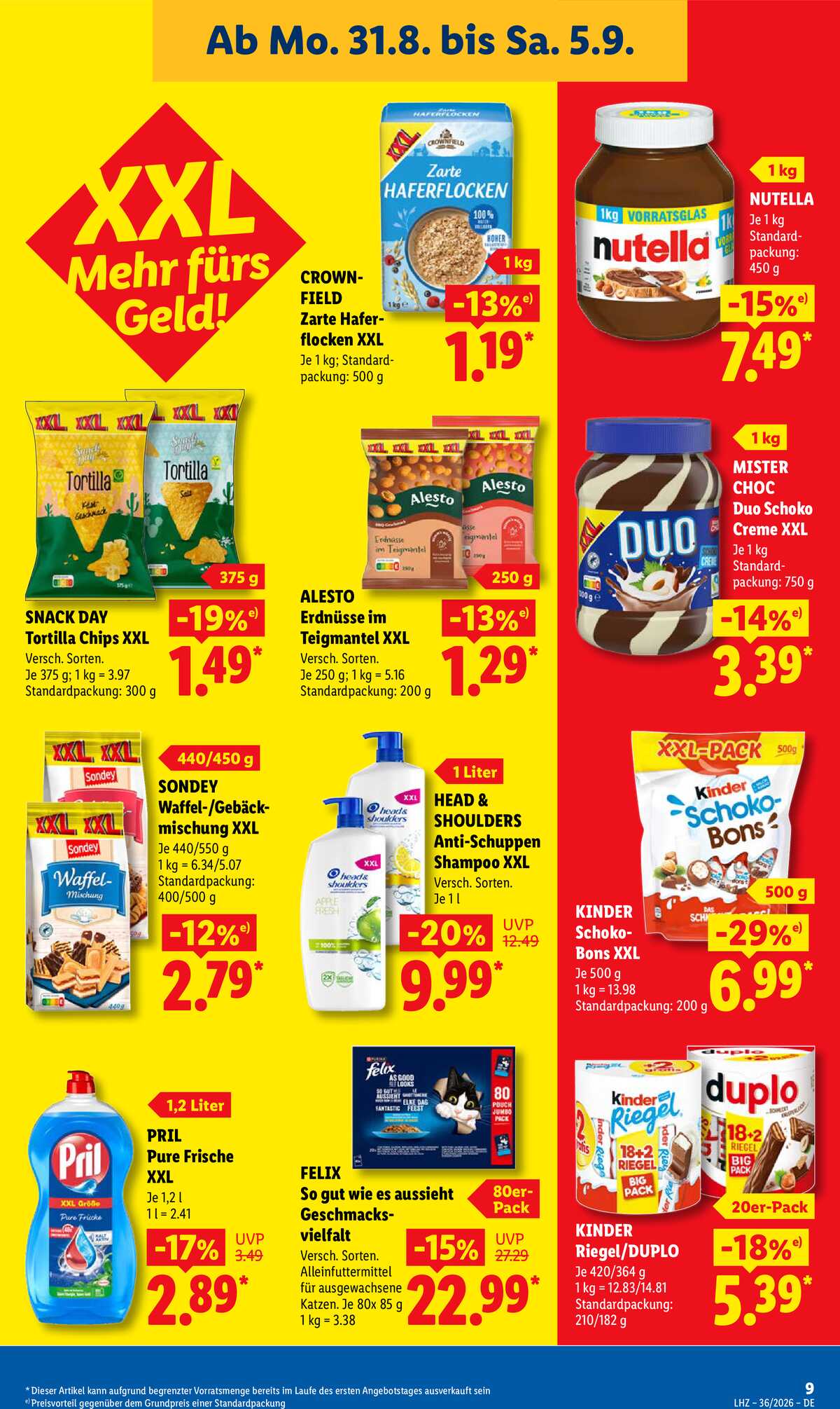 Leták Lidl Německo 31.8.-5.9.2026 strana 17
