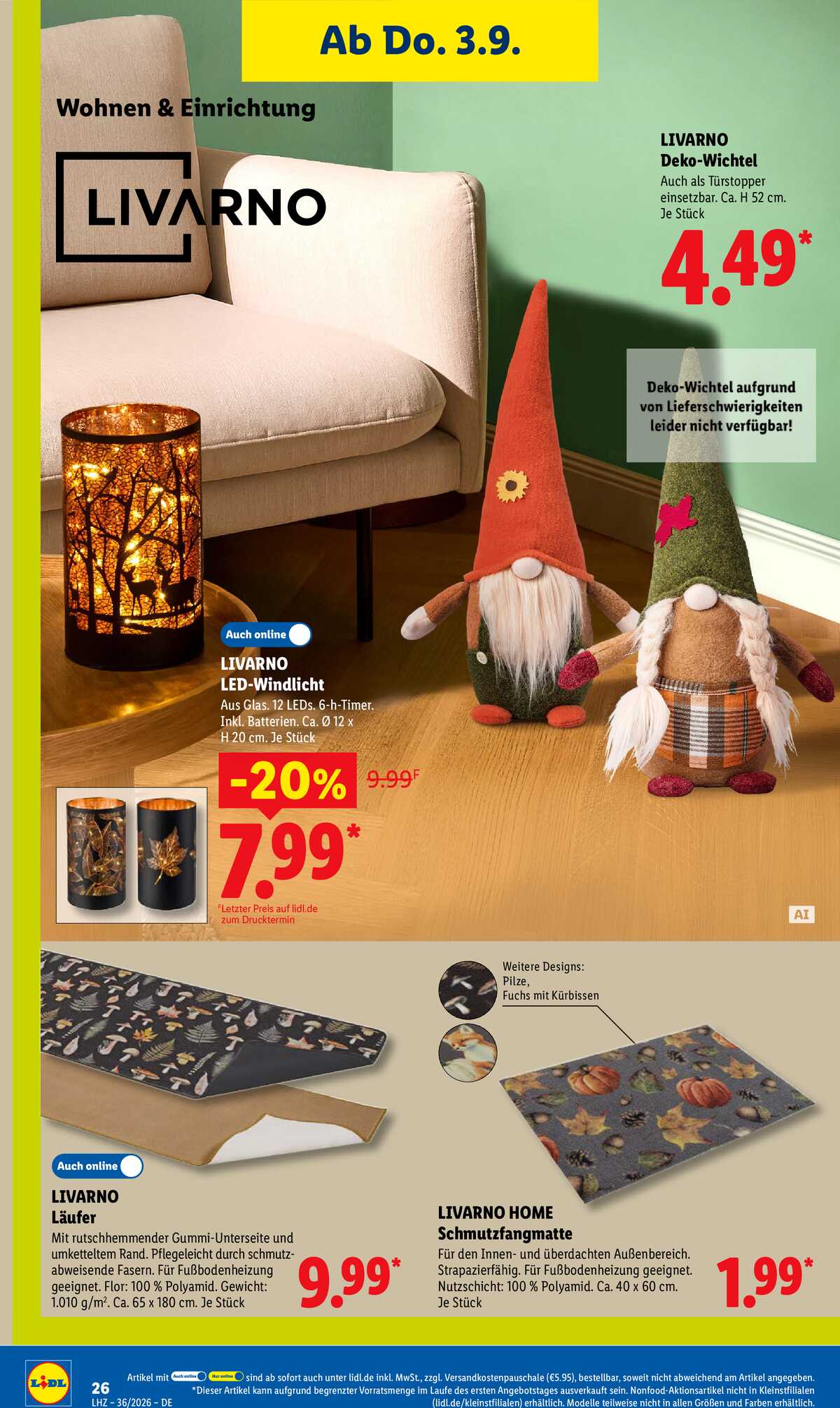 Leták Lidl Německo 31.8.-5.9.2026 strana 44