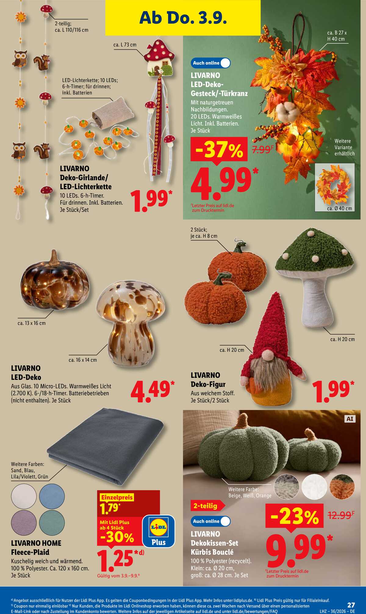 Leták Lidl Německo 31.8.-5.9.2026 strana 45