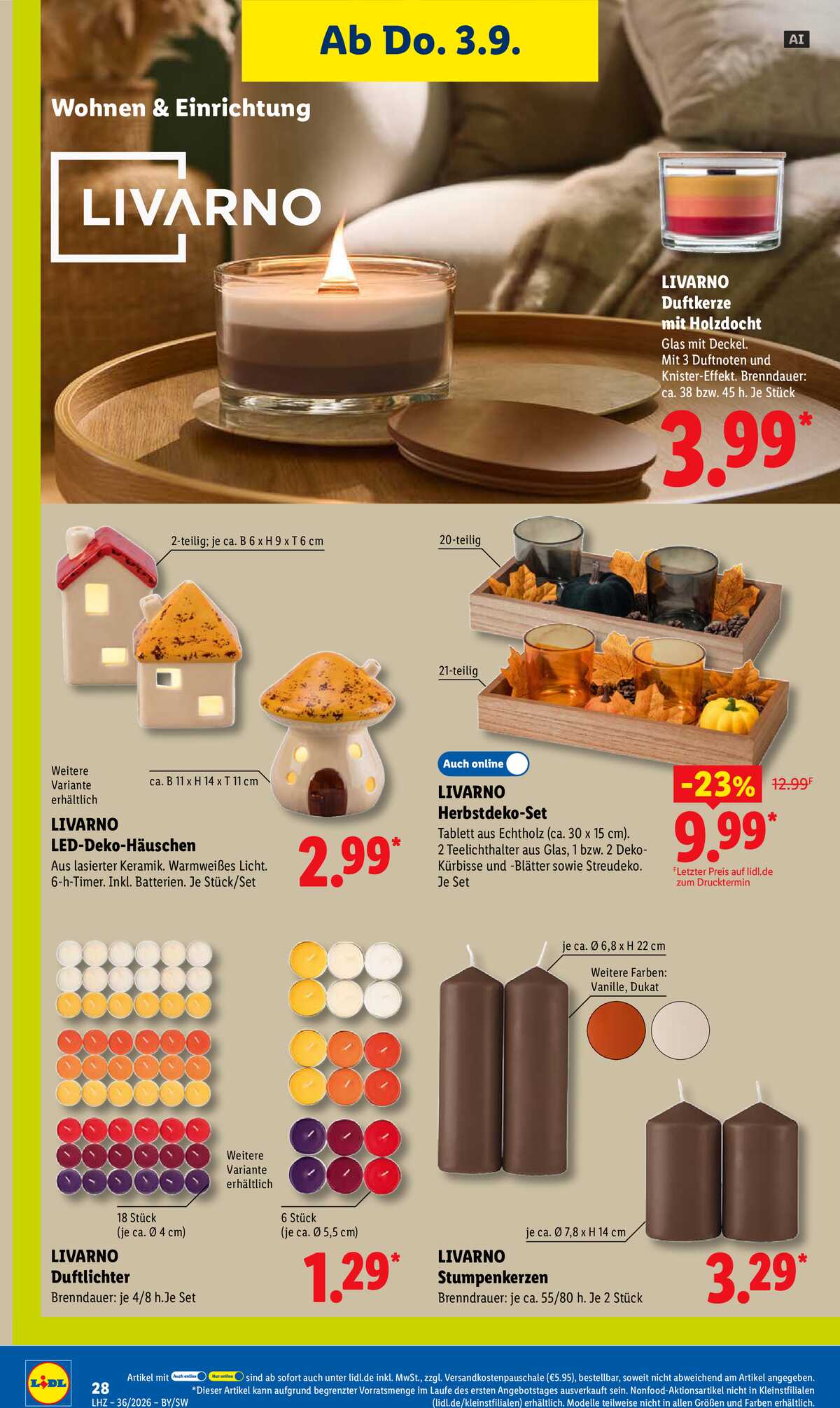 Leták Lidl Německo 31.8.-5.9.2026 strana 46