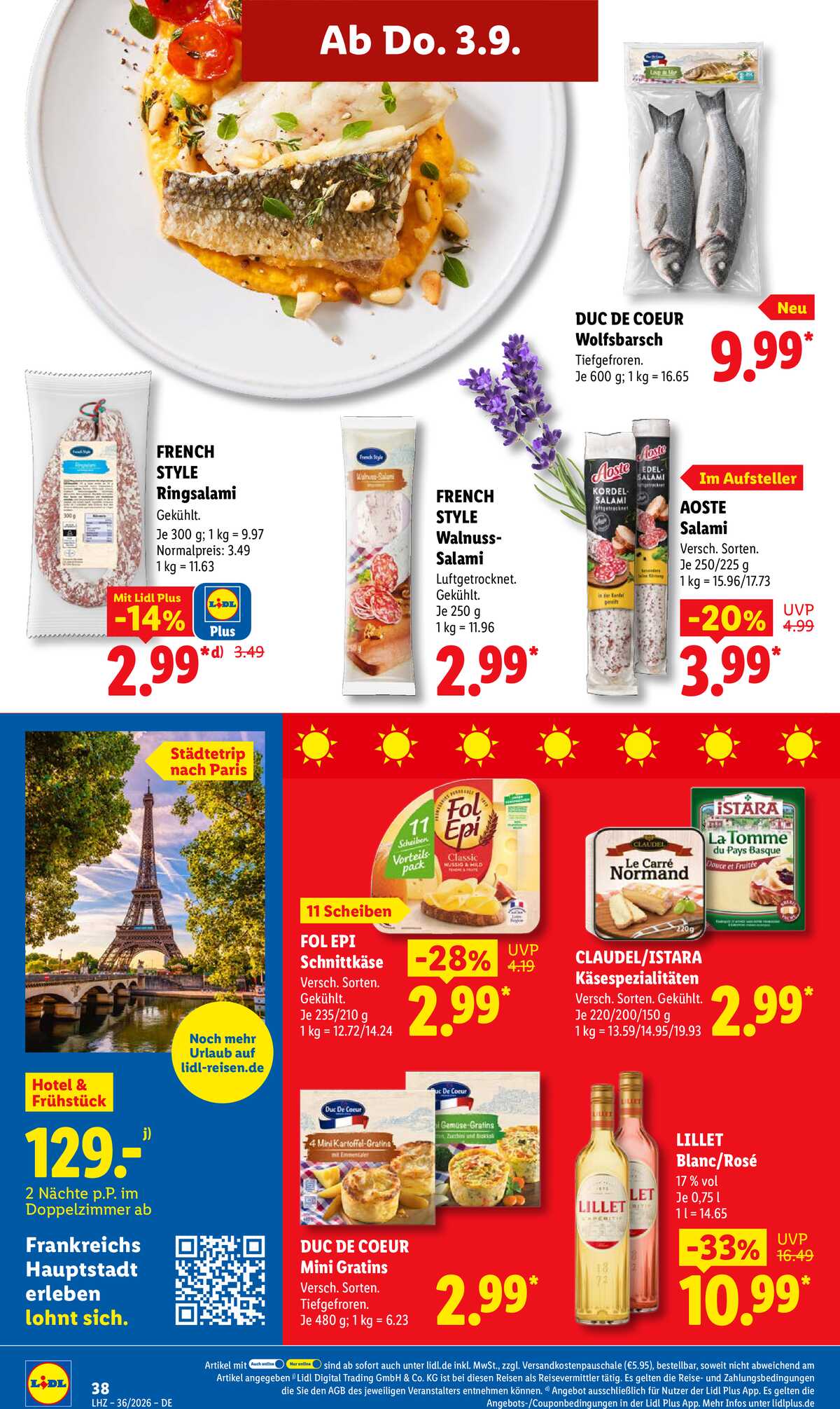Leták Lidl Německo 31.8.-5.9.2026 strana 58