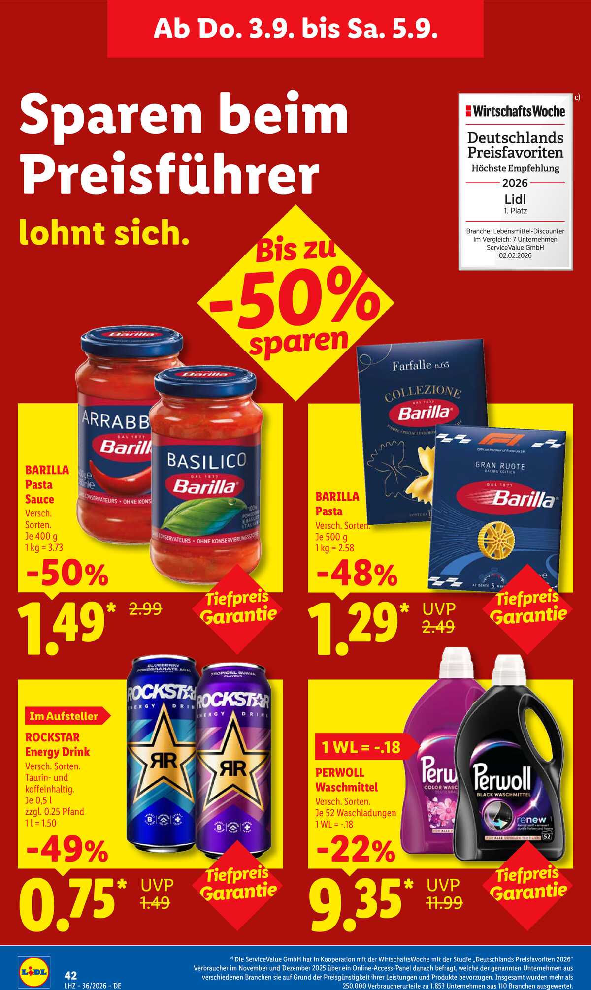 Leták Lidl Německo 31.8.-5.9.2026 strana 68