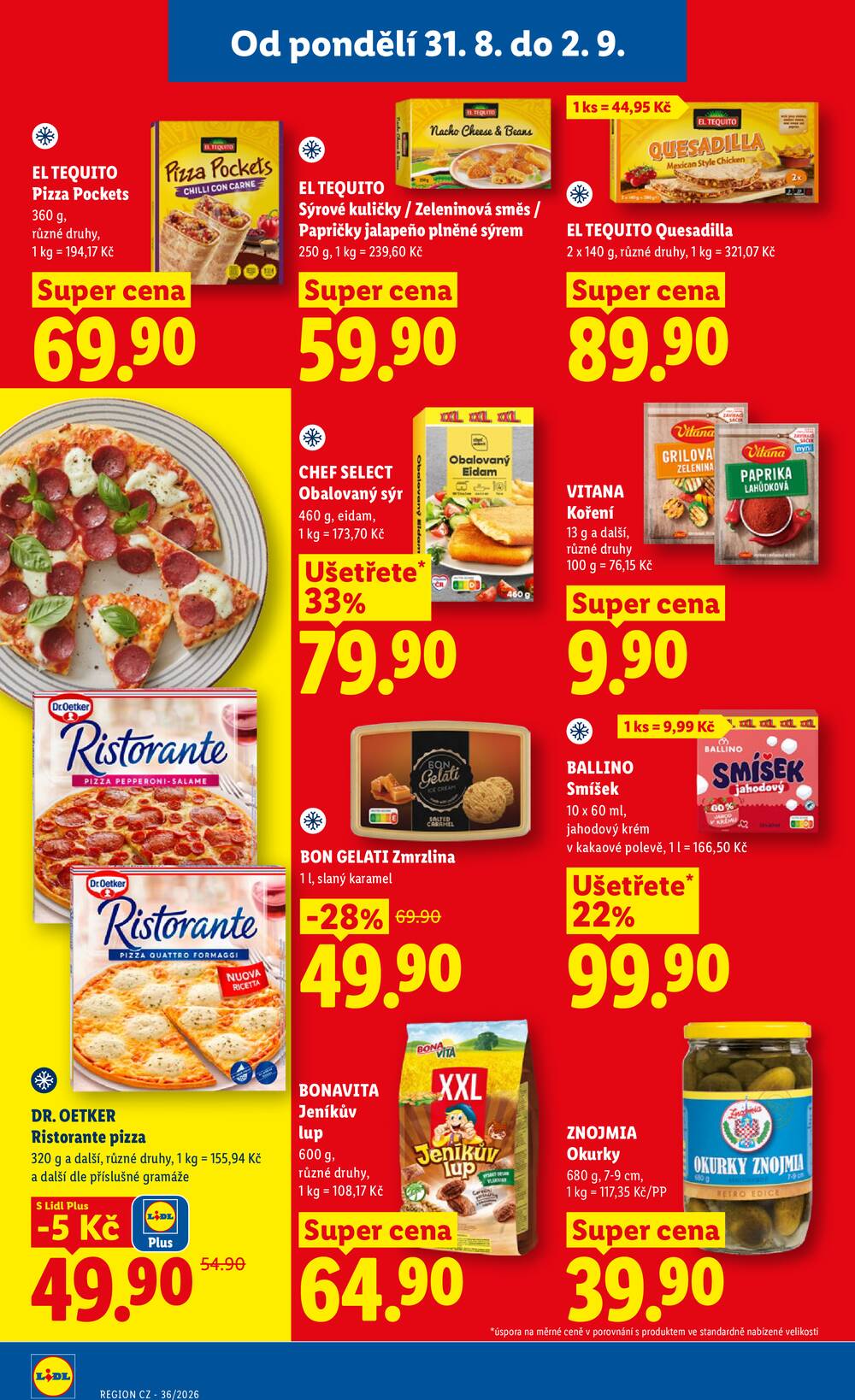 Lidl od 31.8. do 2.9.2026