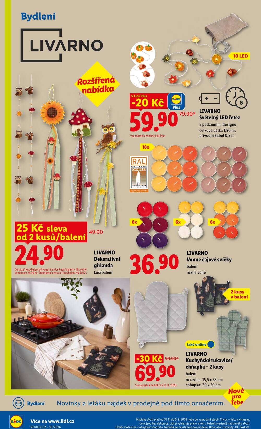 Lidl od 31.8. do 2.9.2026