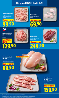 Lidl od 31.8. do 2.9.2026