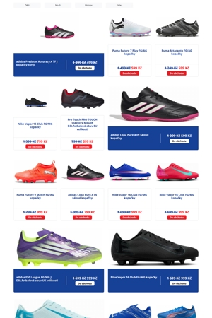 Intersport Kopačky a míče - 30. 8. 2026