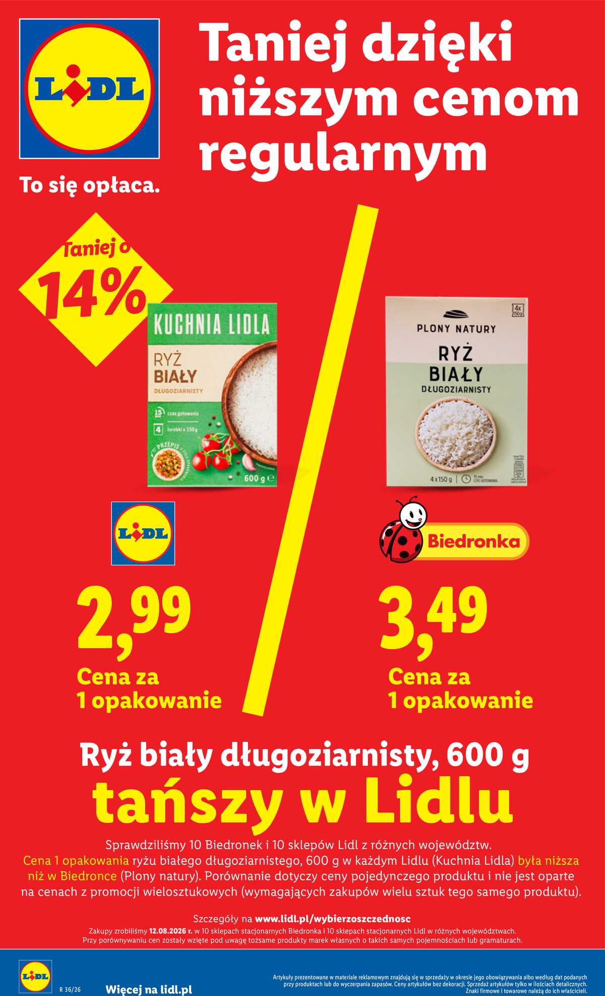 Leták Lidl Polsko 31.8.-2.9.2026 - Leták platí od 31. srpna do 2. září strana 8