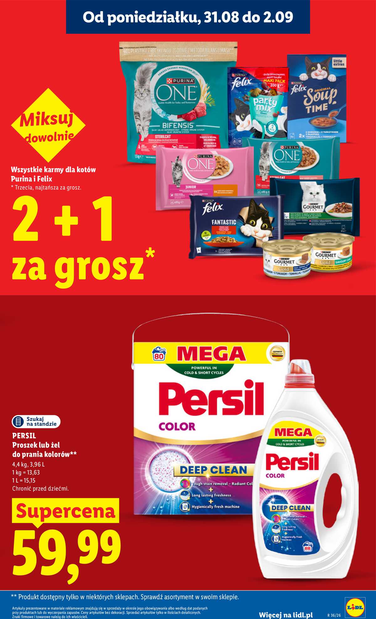 Leták Lidl Polsko 31.8.-2.9.2026 - Leták platí od 31. srpna do 2. září strana 23
