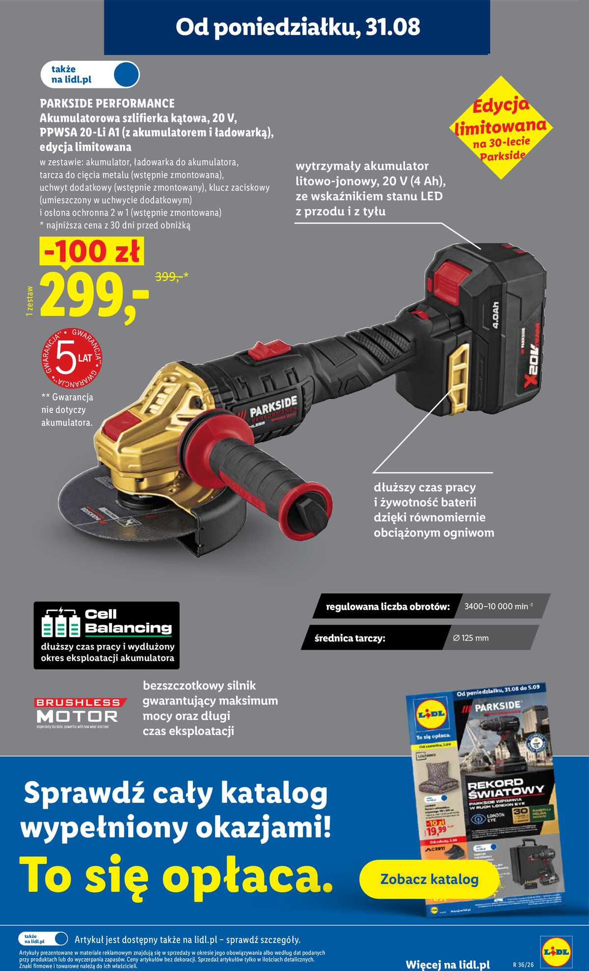 Leták Lidl Polsko 31.8.-2.9.2026 - Leták platí od 31. srpna do 2. září strana 33