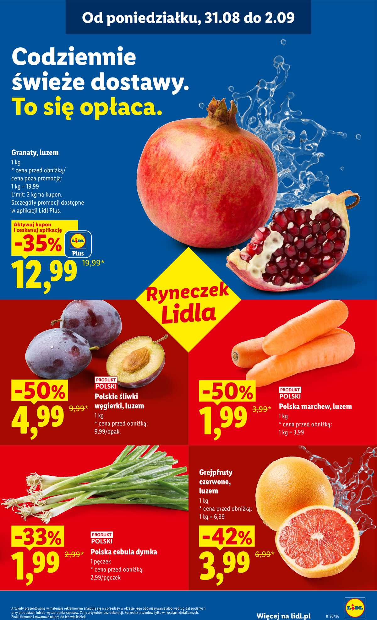 Leták Lidl Polsko 31.8.-2.9.2026 - Leták platí od 31. srpna do 2. září strana 37