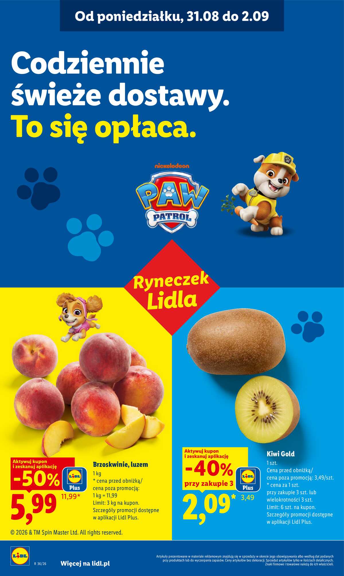 Leták Lidl Polsko 31.8.-2.9.2026 - Leták platí od 31. srpna do 2. září strana 38