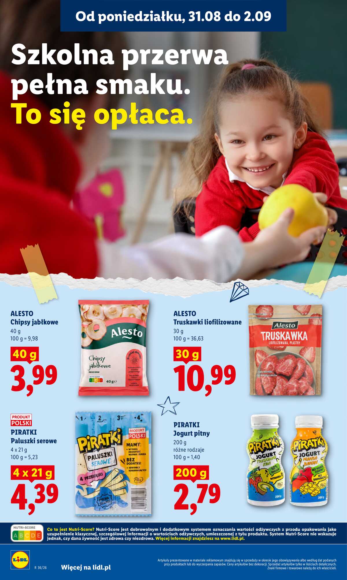 Leták Lidl Polsko 31.8.-2.9.2026 - Leták platí od 31. srpna do 2. září strana 40
