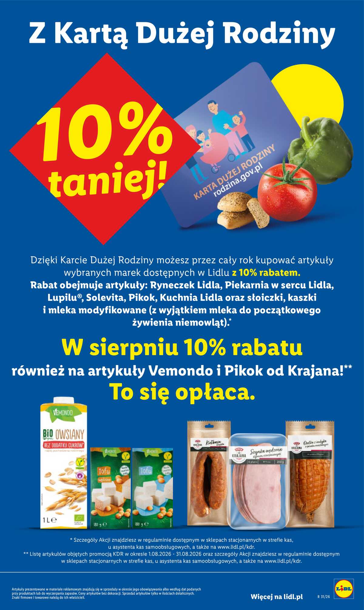 Leták Lidl Polsko 31.8.-2.9.2026 - Leták platí od 31. srpna do 2. září strana 45