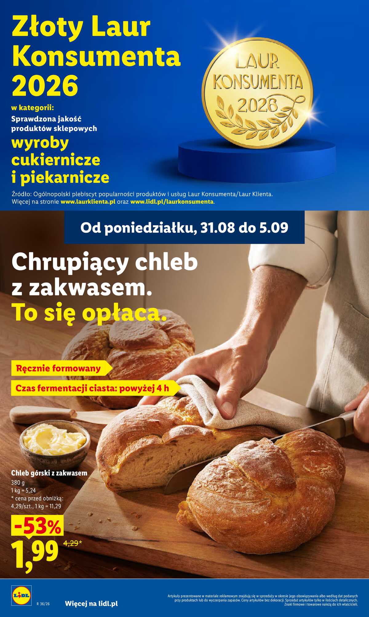 Leták Lidl Polsko 31.8.-2.9.2026 - Leták platí od 31. srpna do 2. září strana 46